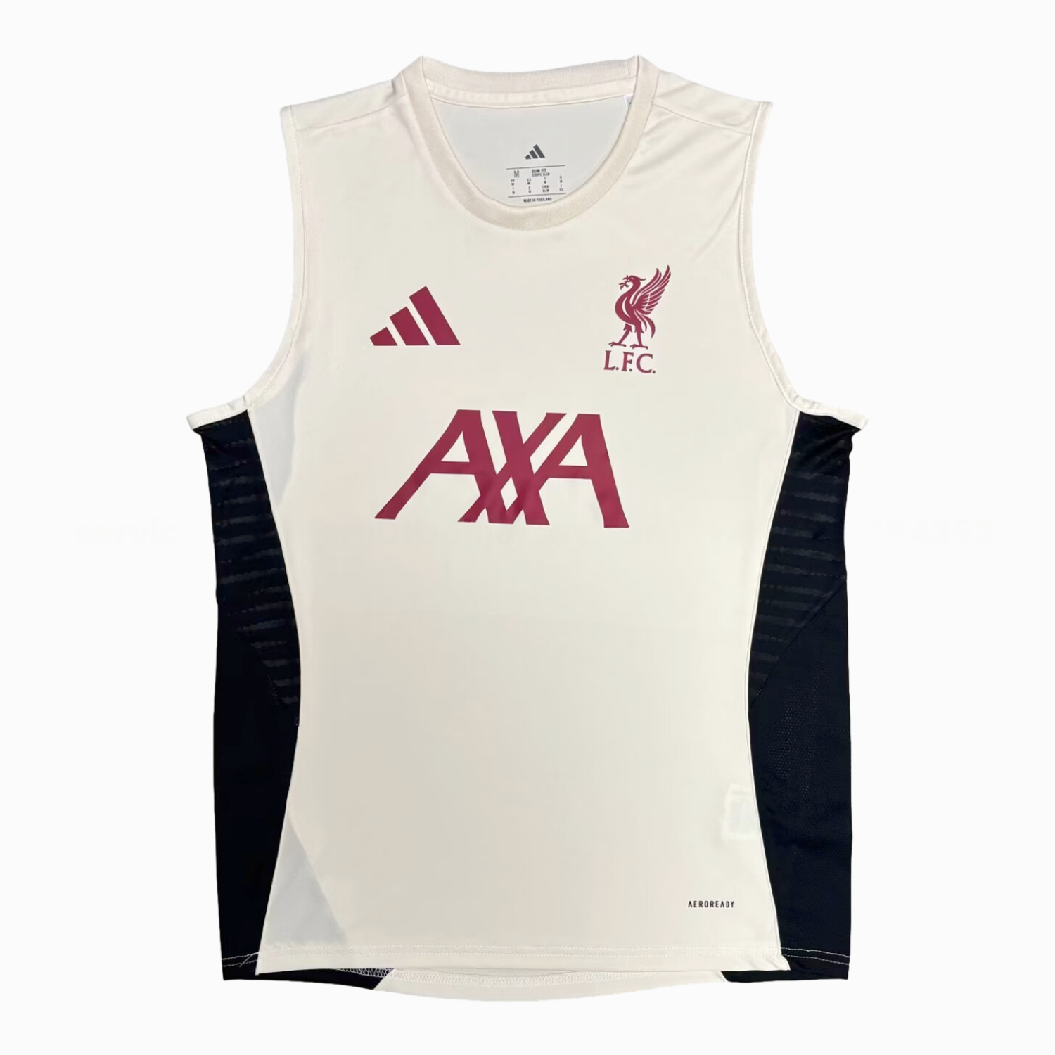 Liver.pool 25-26 White Training Vest - Fans Version - ReplicasJersey