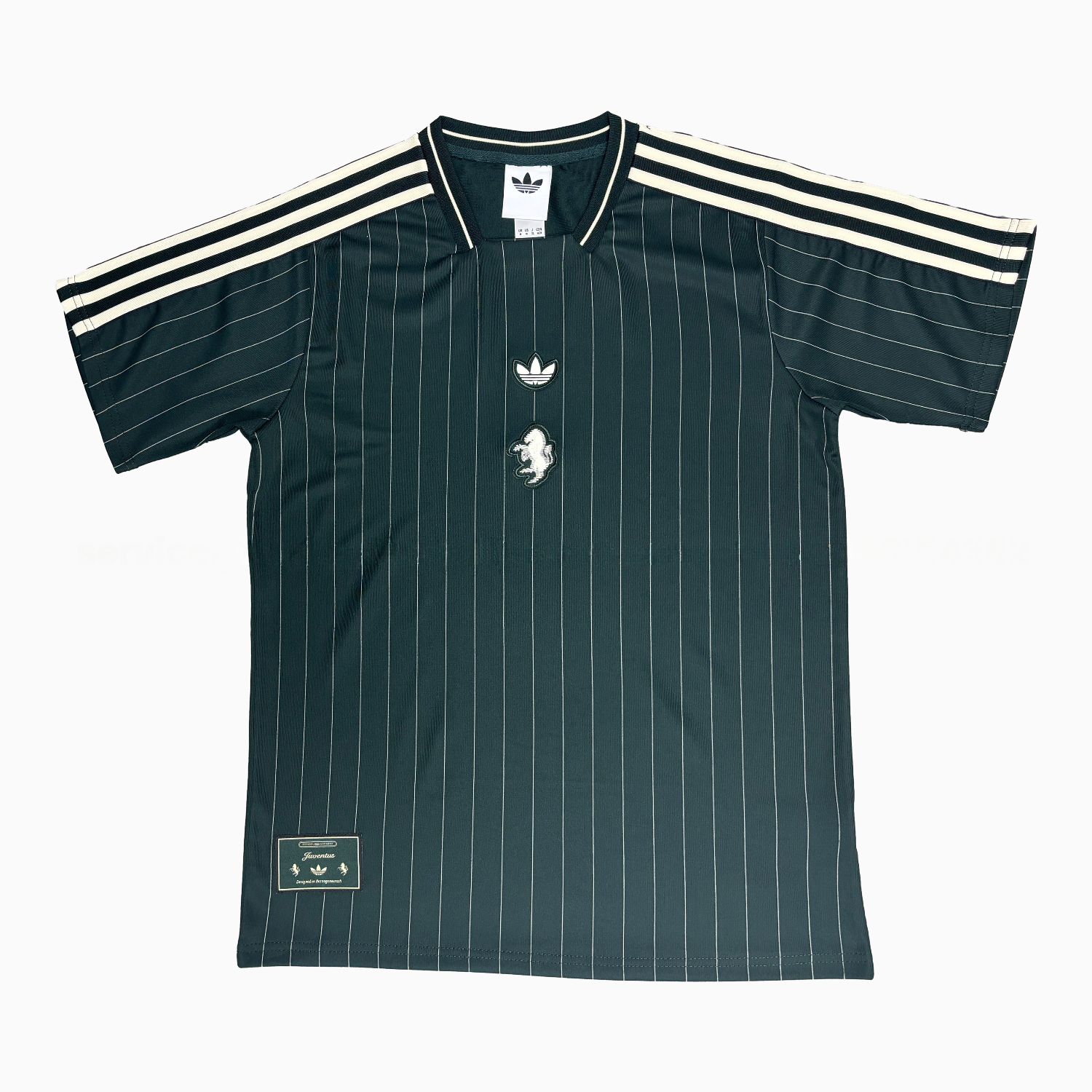 Juventus 25-26 Icon Range Travel Special Edition Dark Green Jersey - Fans Version - ReplicasJersey