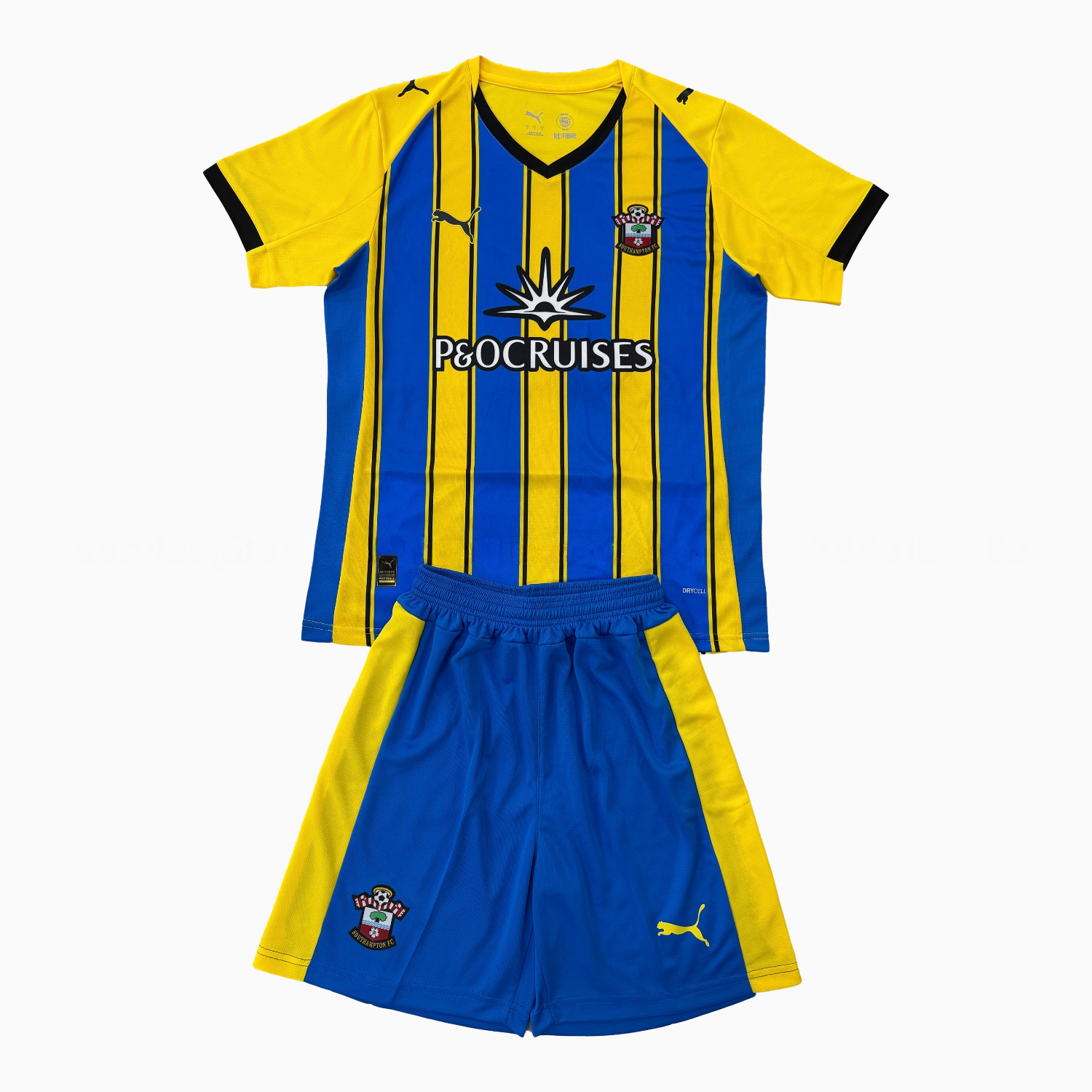 Southampton 25-26 Away Men's Adult Jersey Set - Fans Version - ReplicasJersey