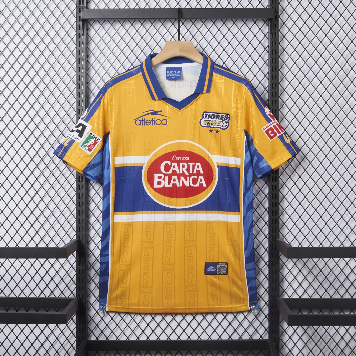 Retro Tigres UANL 1999-00 Home Jersey - ReplicasJersey