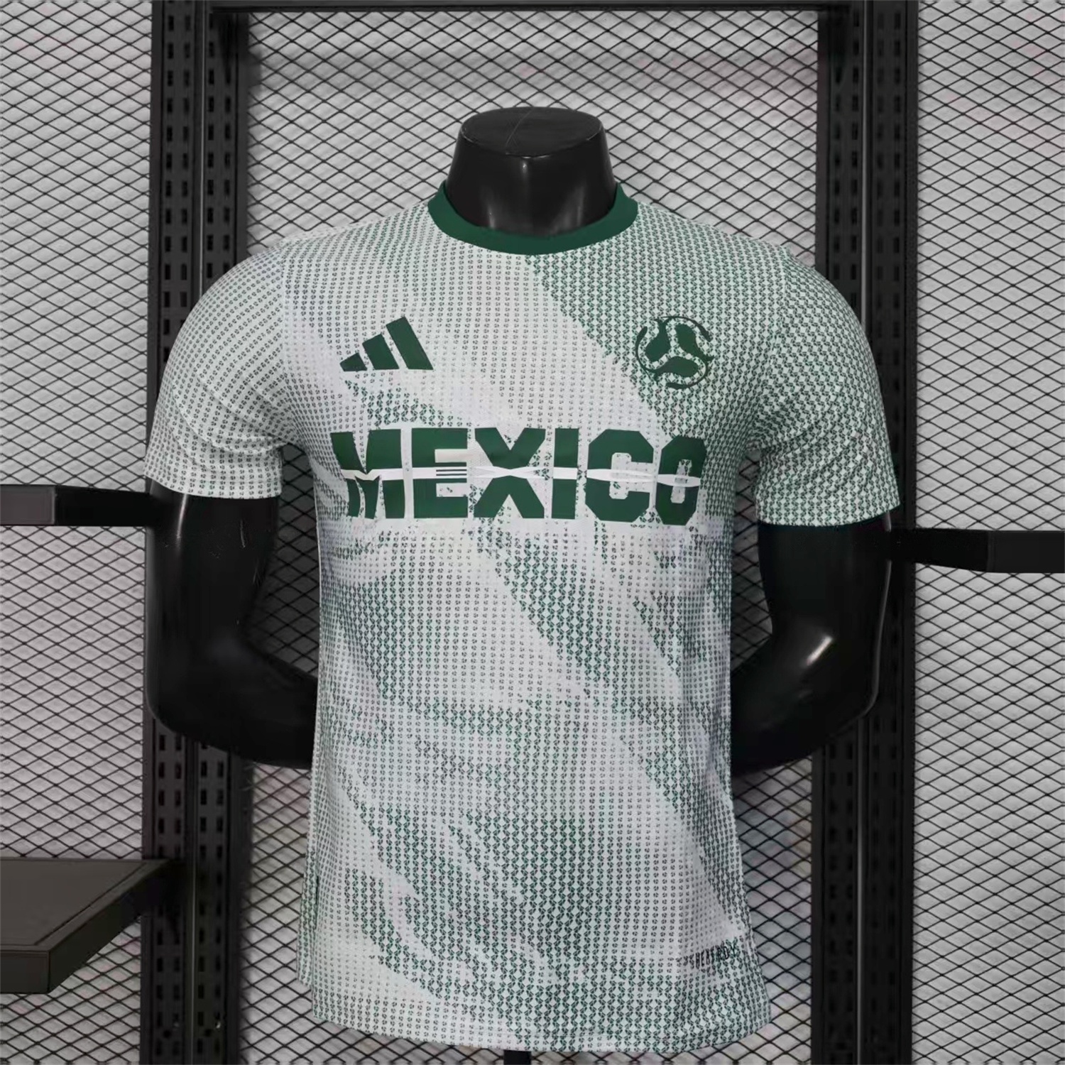 Mexico 25-26 World Cup Promotion Green Jersey - Player Version - ReplicasJersey