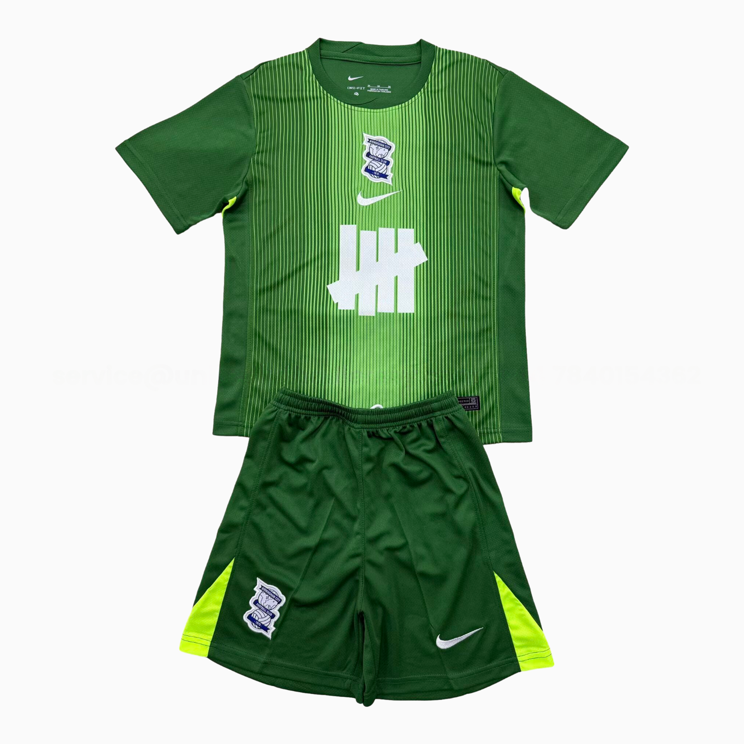 Birmingham City 25-26 Green Goalkeeper Men's Adult Jersey Set - Fans Version - ReplicasJersey