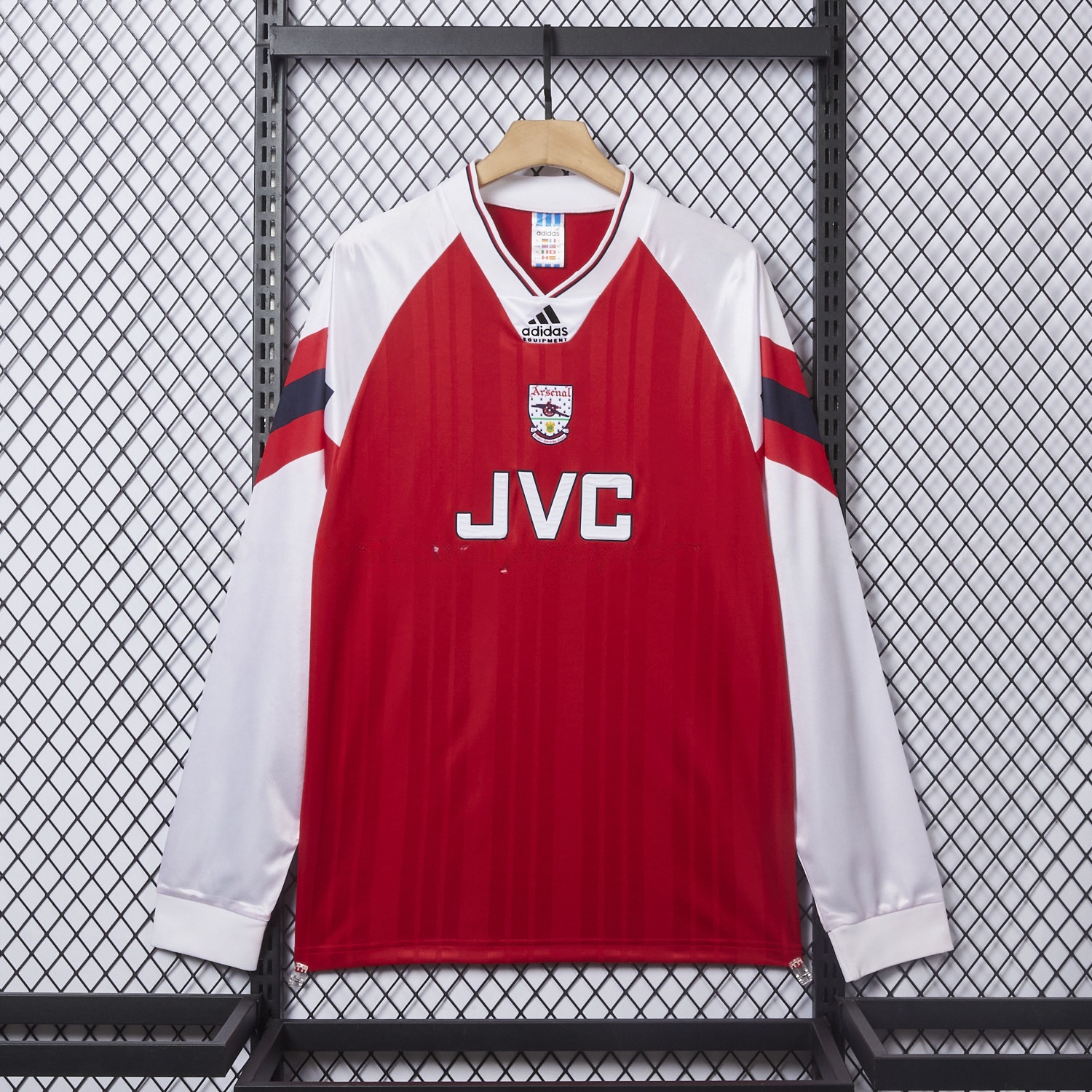 Retro Arsenal 92-94 Home Long Sleeves Jersey - ReplicasJersey