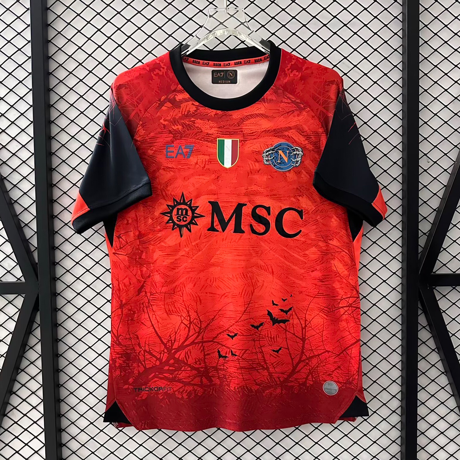 Napoli 25-26 Halloween Orange Goalkeeper Jersey - Fans Version - ReplicasJersey