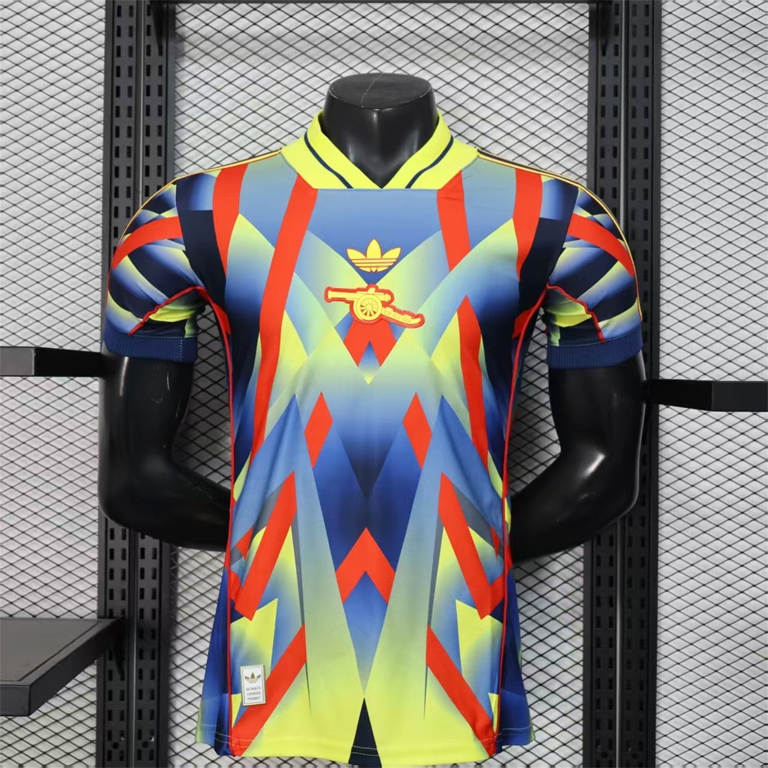 Arsenal 25-26 Red Yellow Blue LFSTLR Jersey - Player Version - ReplicasJersey