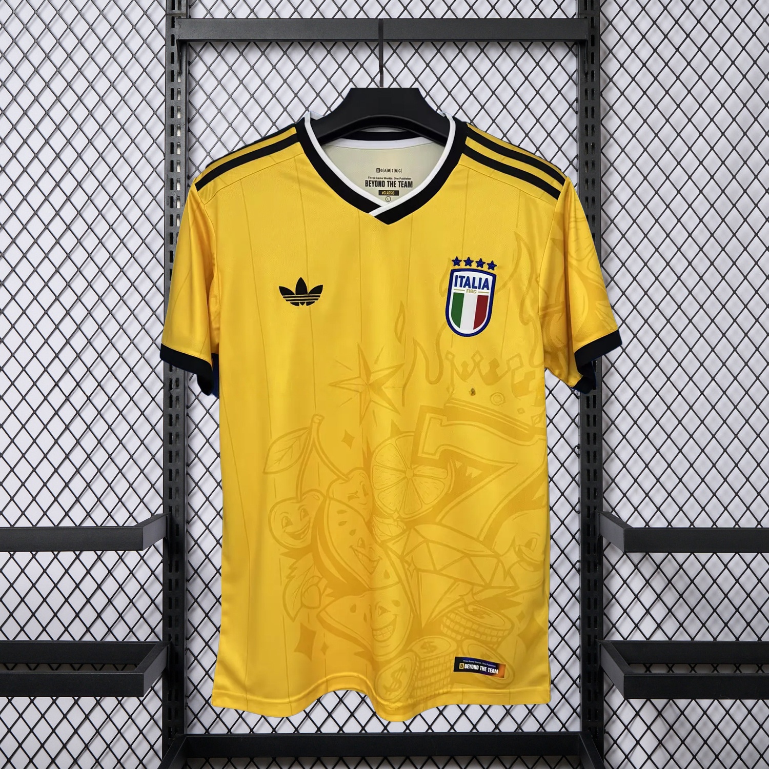 Italy 2026 BGAMING Special Yellow Jersey - Fans Version - ReplicasJersey