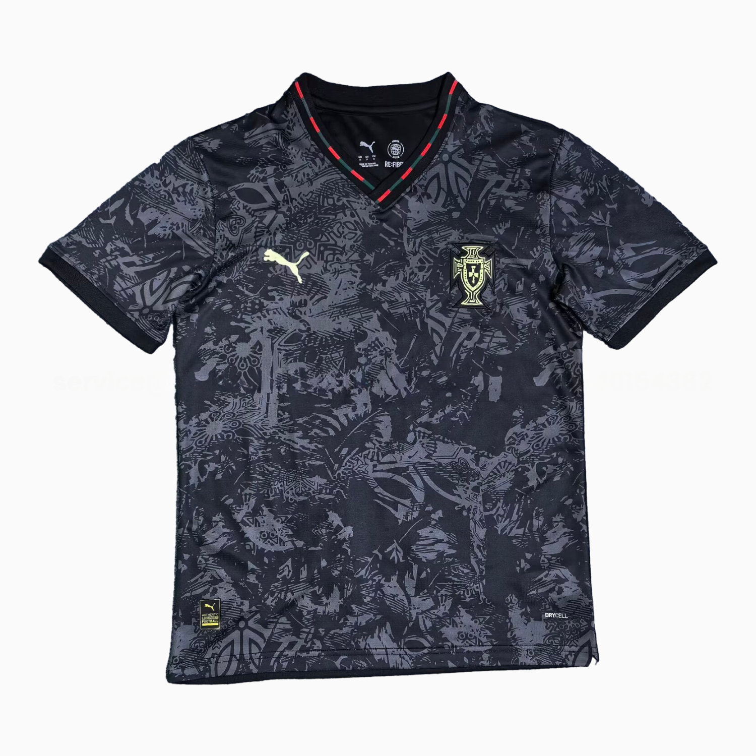 Portugal 2026 Grey And Black Special Jersey - Fans Version - ReplicasJersey