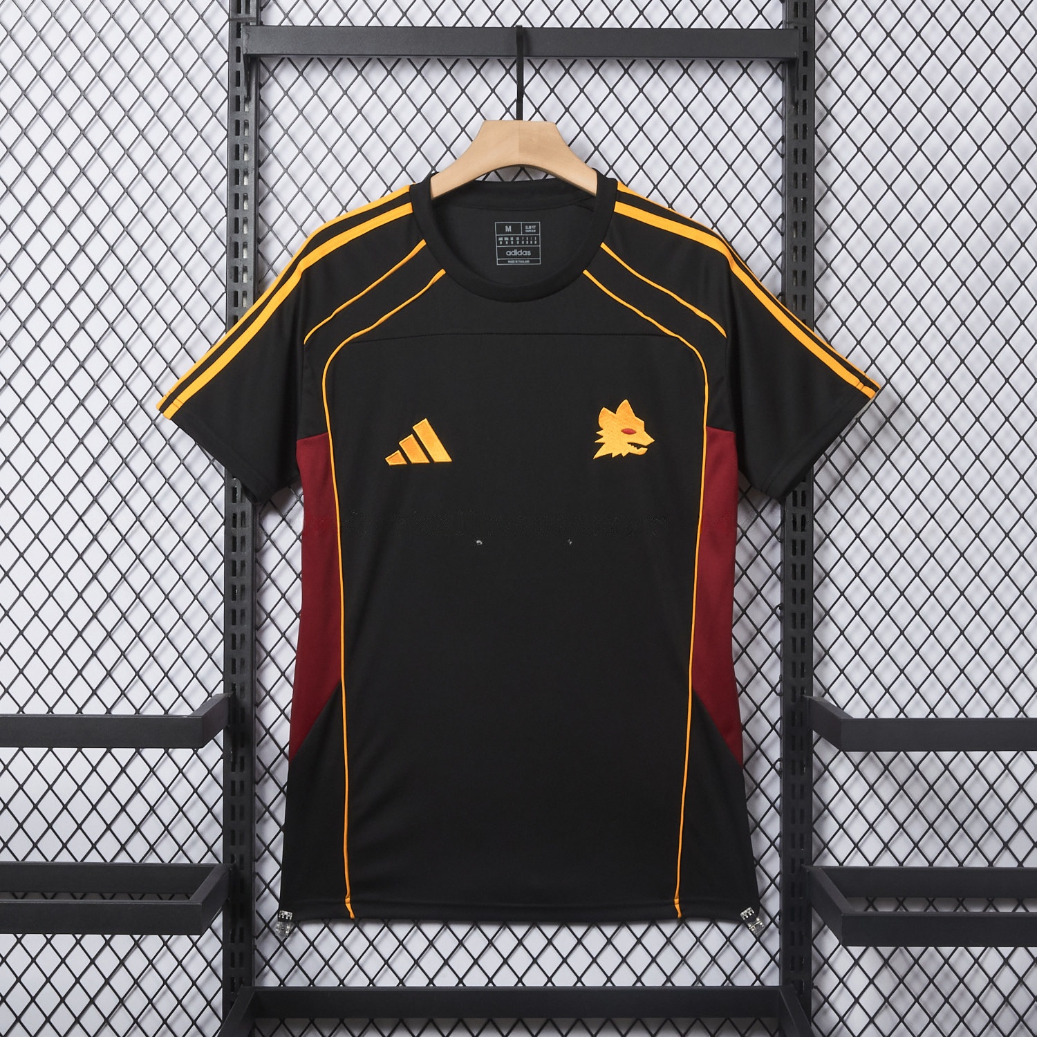 AS Roma 25-26 Travel Special Black Jersey - Fans Version - ReplicasJersey