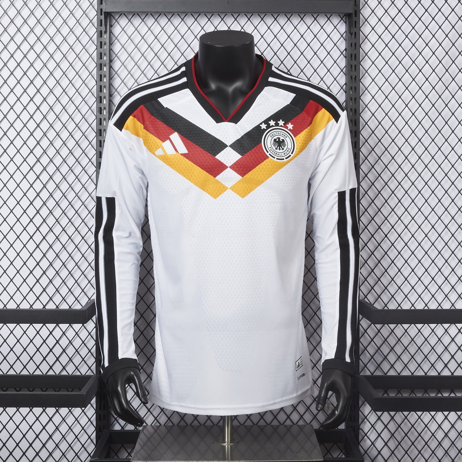 Germany 25-26 Home (Informal-release Version) Long Sleeves Jersey - Player Version - ReplicasJersey