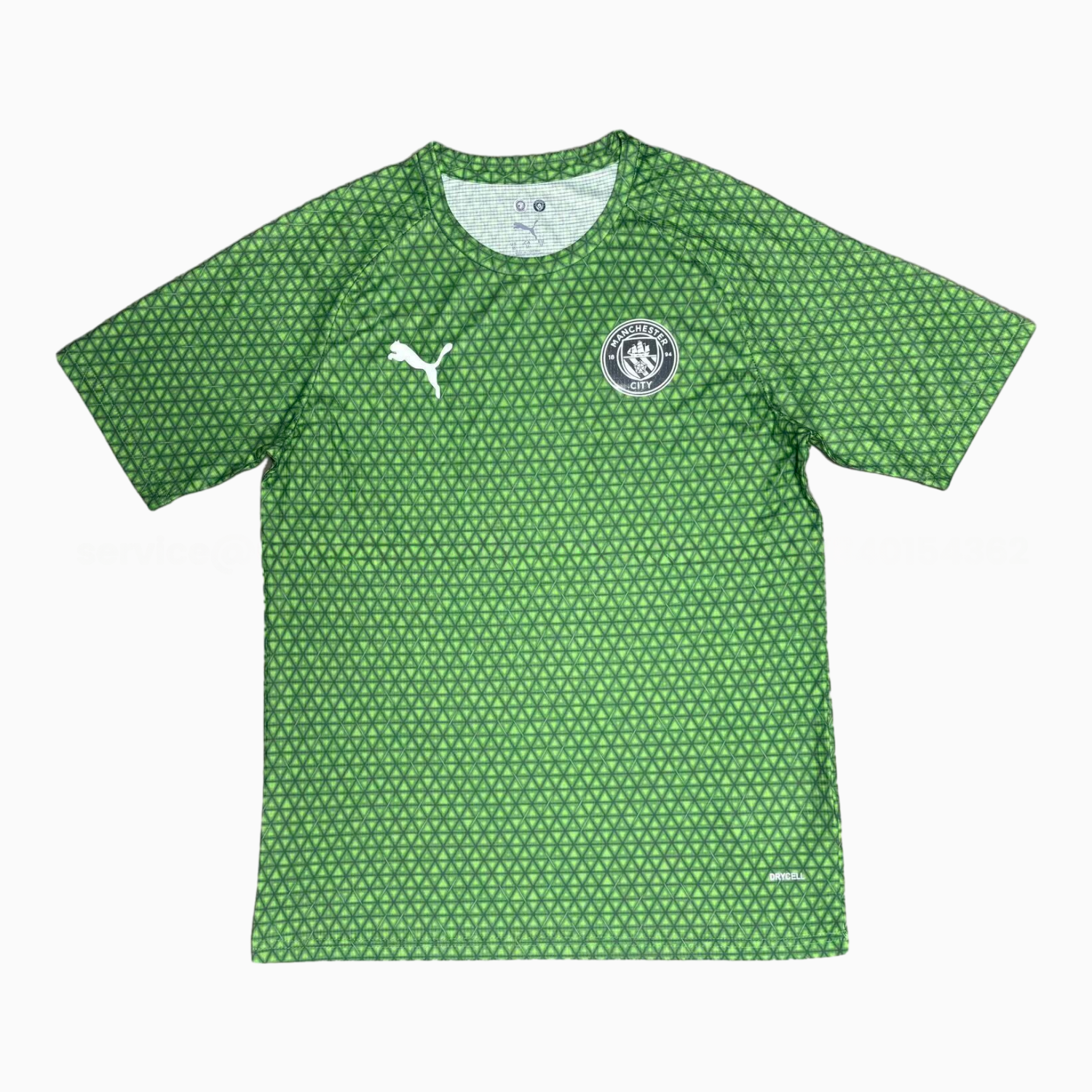 Manchester City 25-26 Green Pre-Match Training Jersey - Fans Version - ReplicasJersey