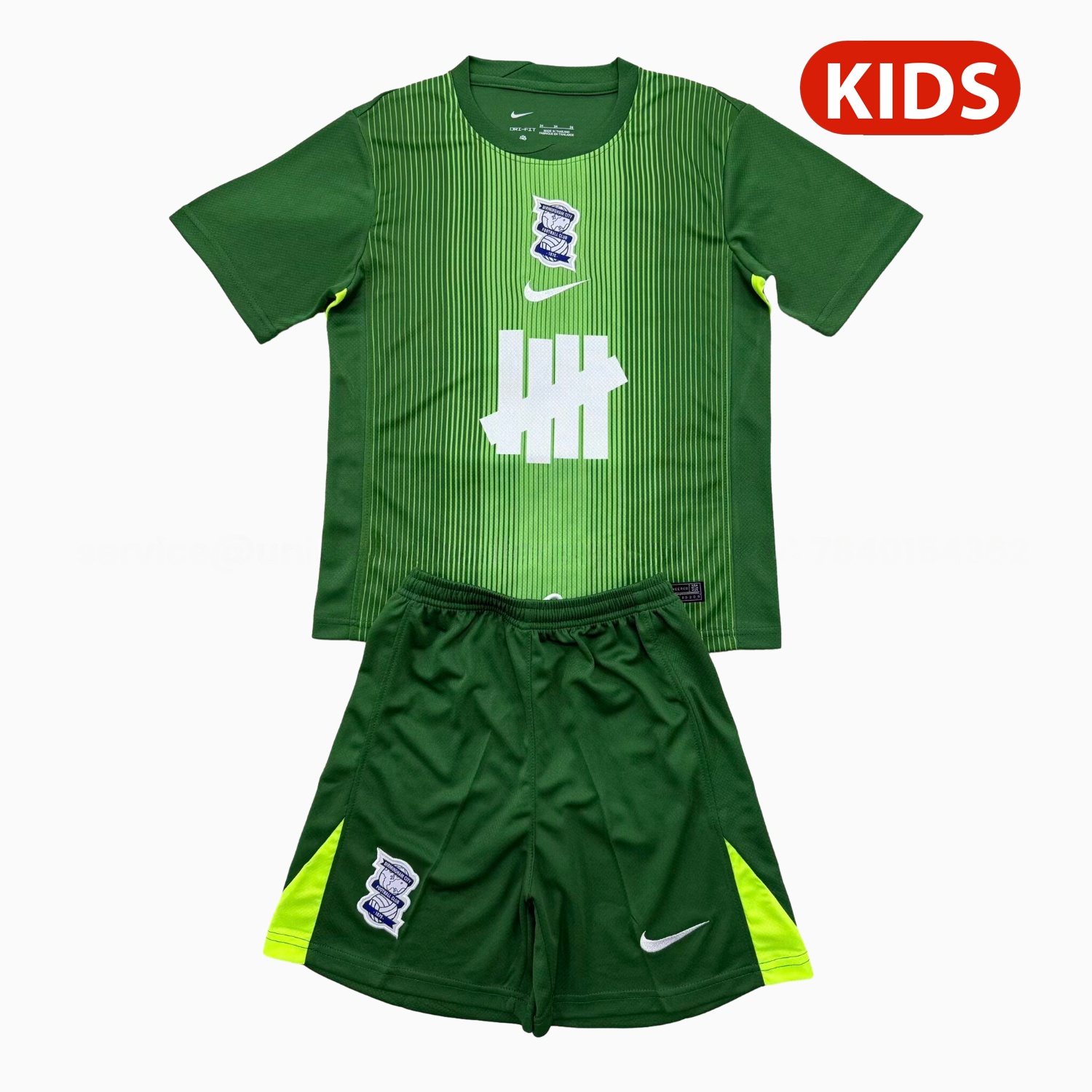Birmingham City 25-26 Green Goalkeeper Kids Kit - ReplicasJersey