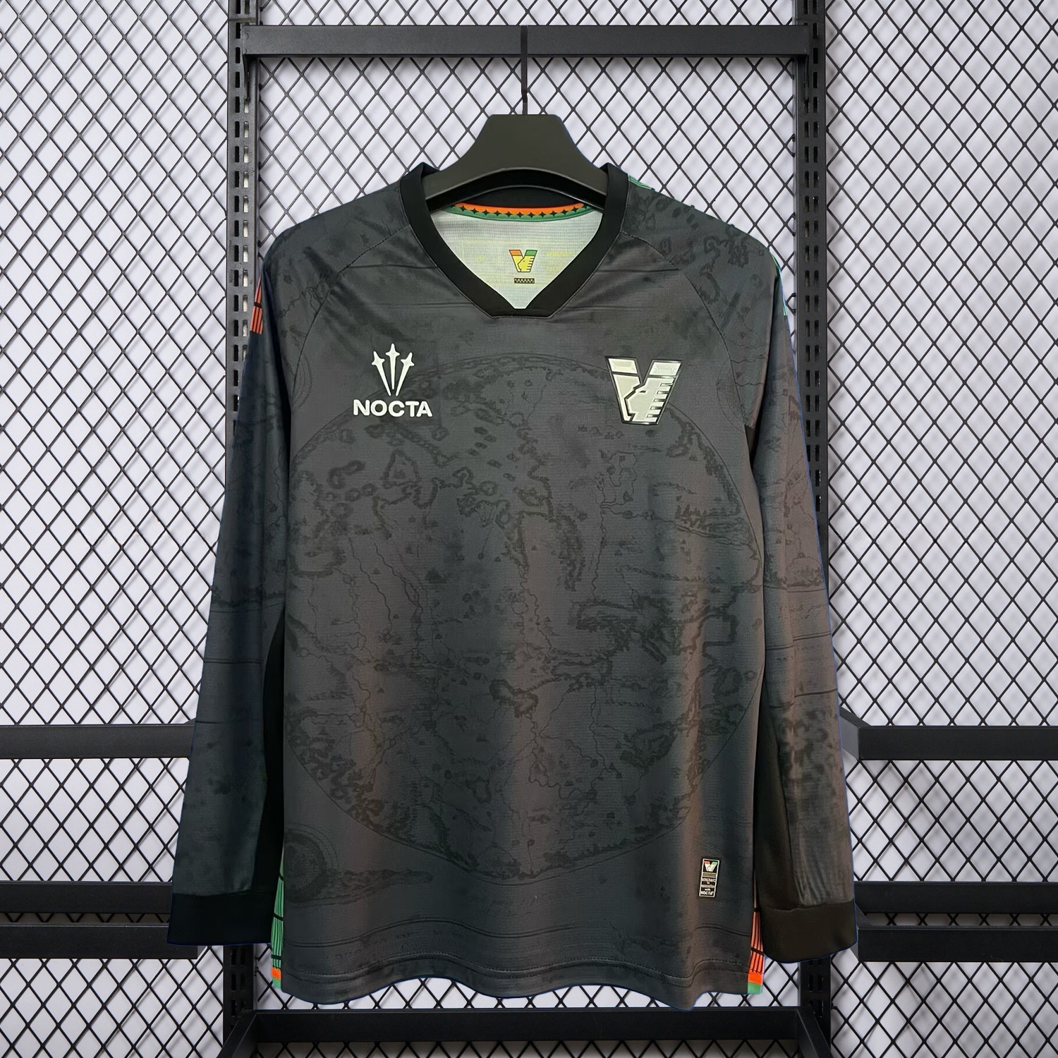 Venezia FC 25-26 Home Black Unsponsored Long Sleeves Jersey - Fans Version - ReplicasJersey