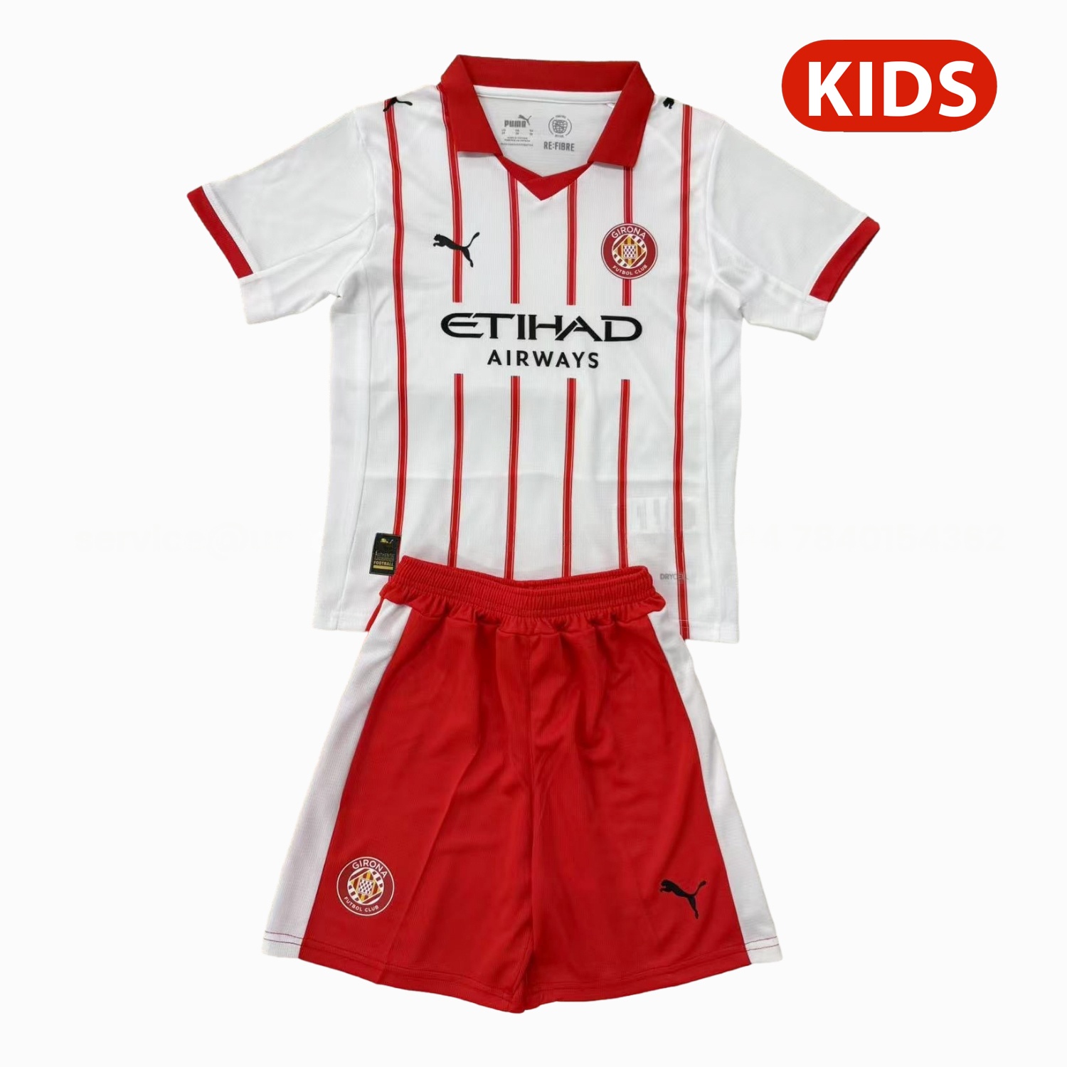 Girona 25-26 Home Kids Kit - ReplicasJersey