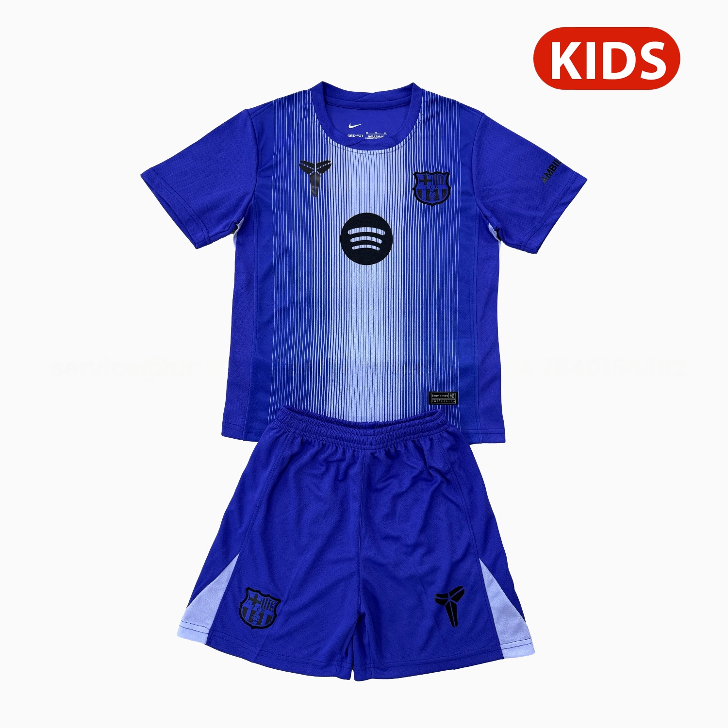 Barcelona 25-26 Purple Goalkeeper Kids Kit - ReplicasJersey