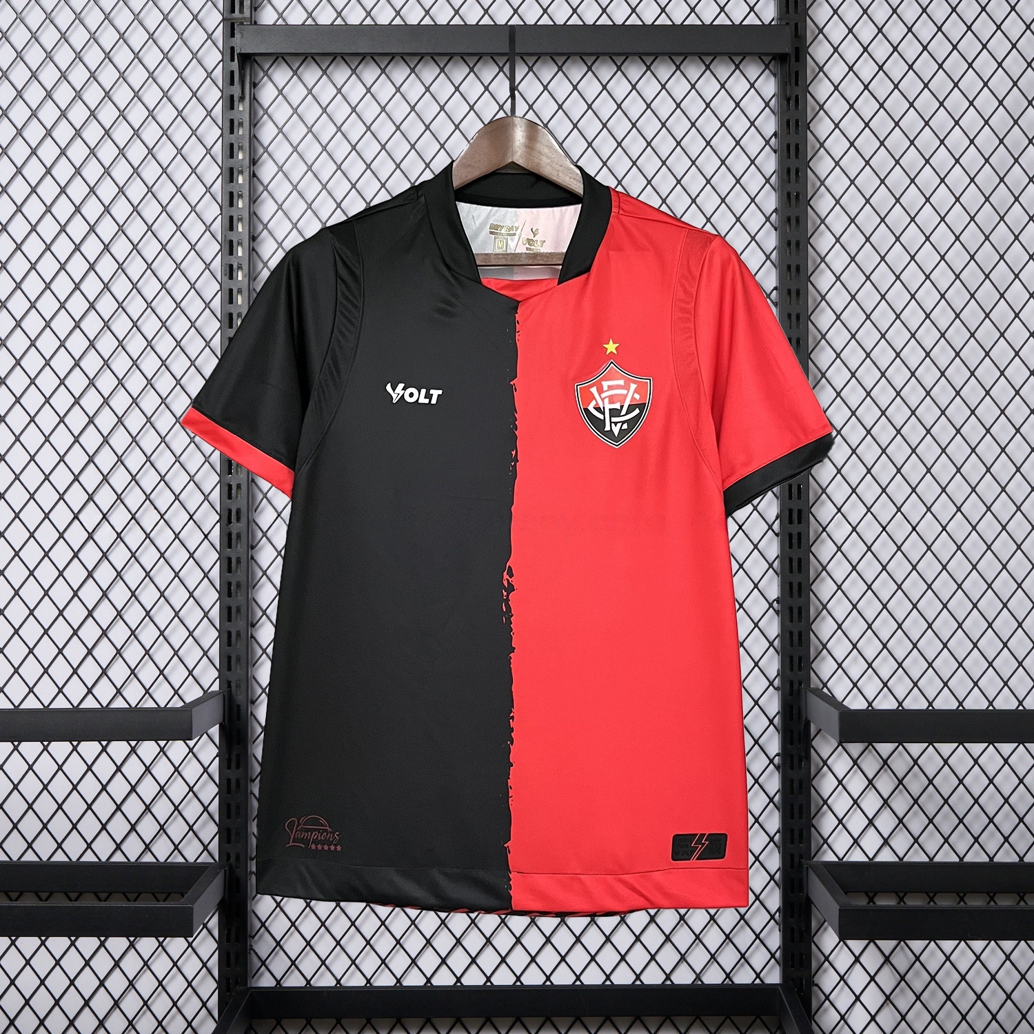 Esporte Clube Vitória 25-26 Third Black Jersey - Fans Version - ReplicasJersey