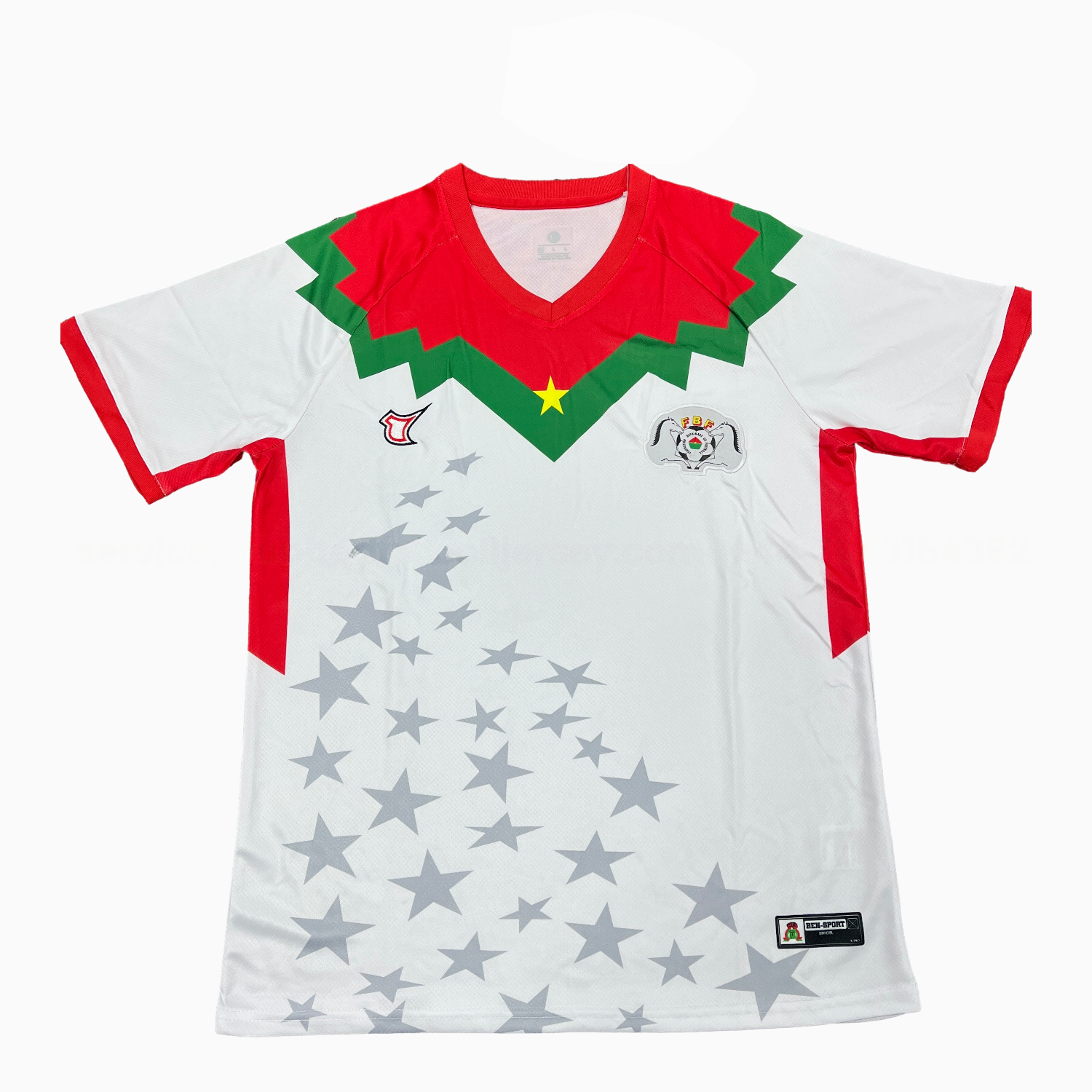 Burkina Faso 2026 Away Stars White Special Jersey - Fans Version - ReplicasJersey