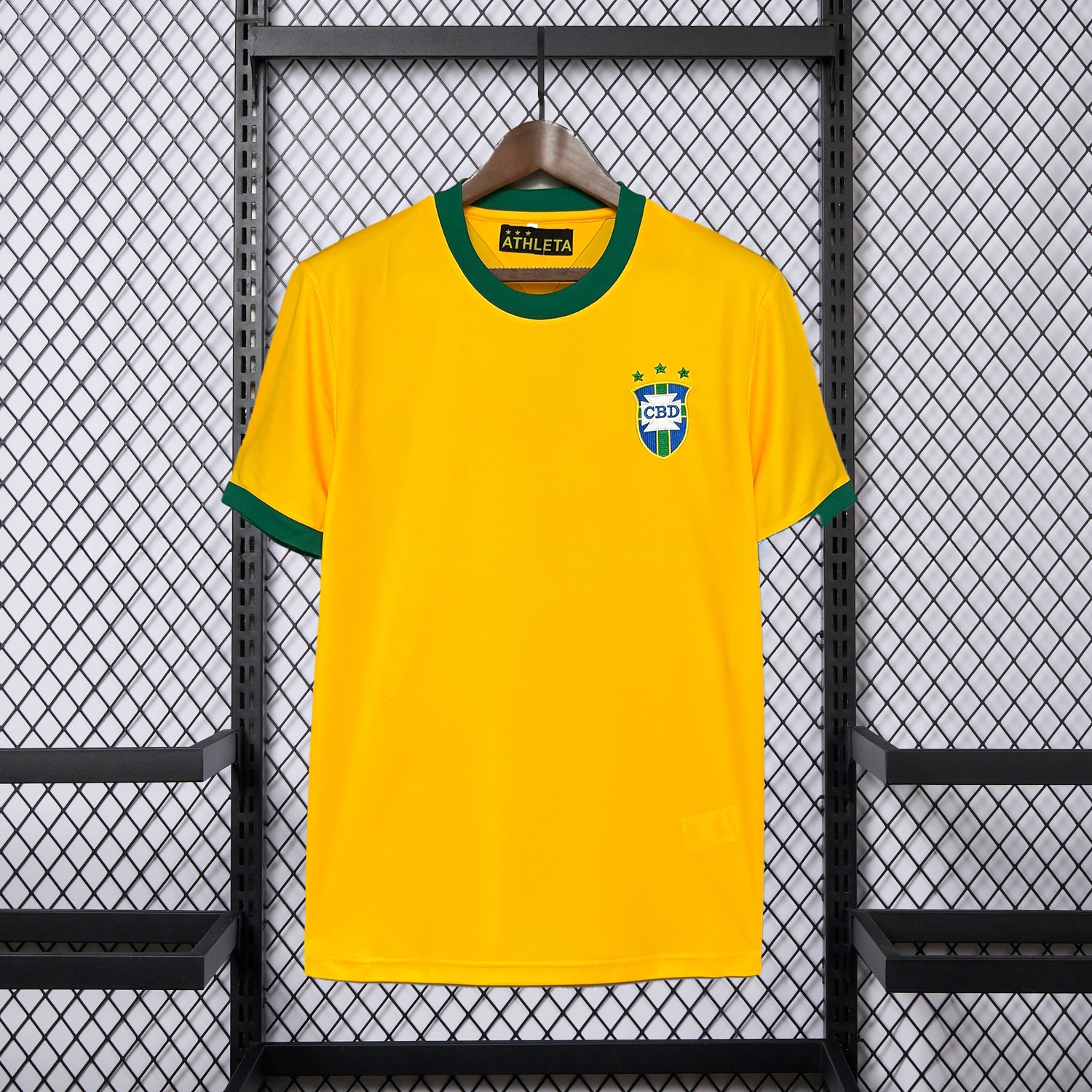 Retro Brazil 1971 Home Jersey - ReplicasJersey
