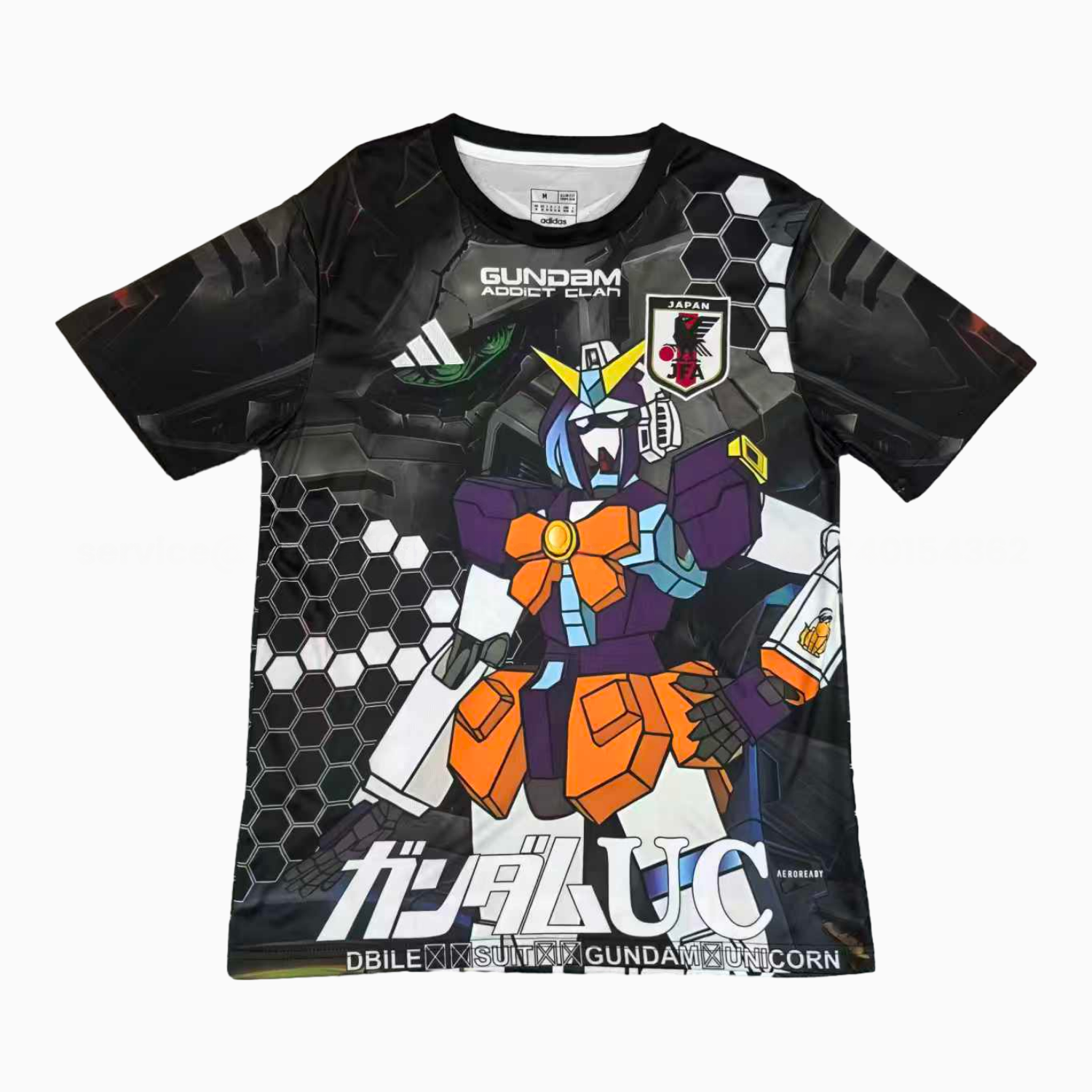 Japan 25-26 Gundam Black Special Jersey - Fans Version - ReplicasJersey