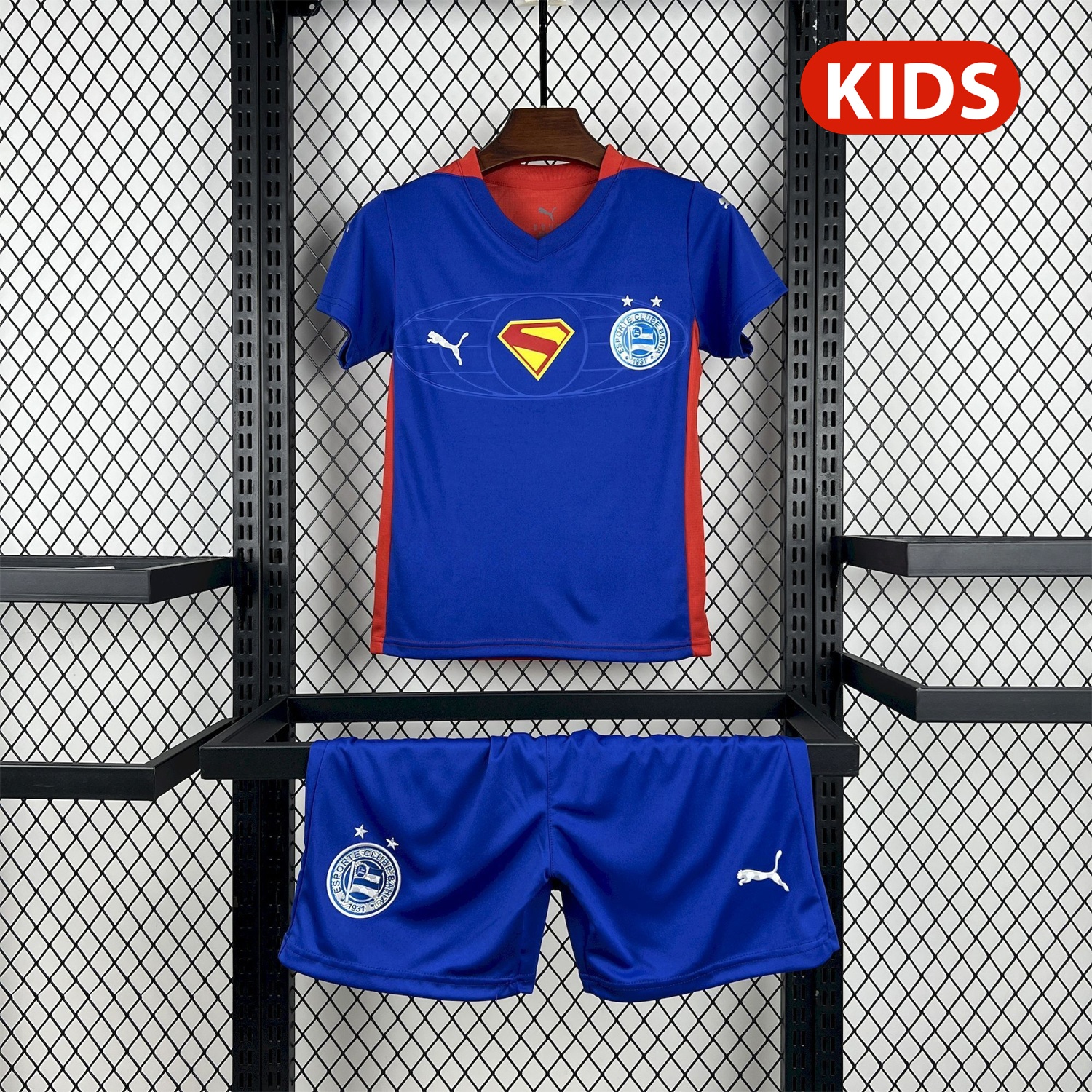 Bahia 25-26 Super-Man Blue Special Kids Kit - ReplicasJersey