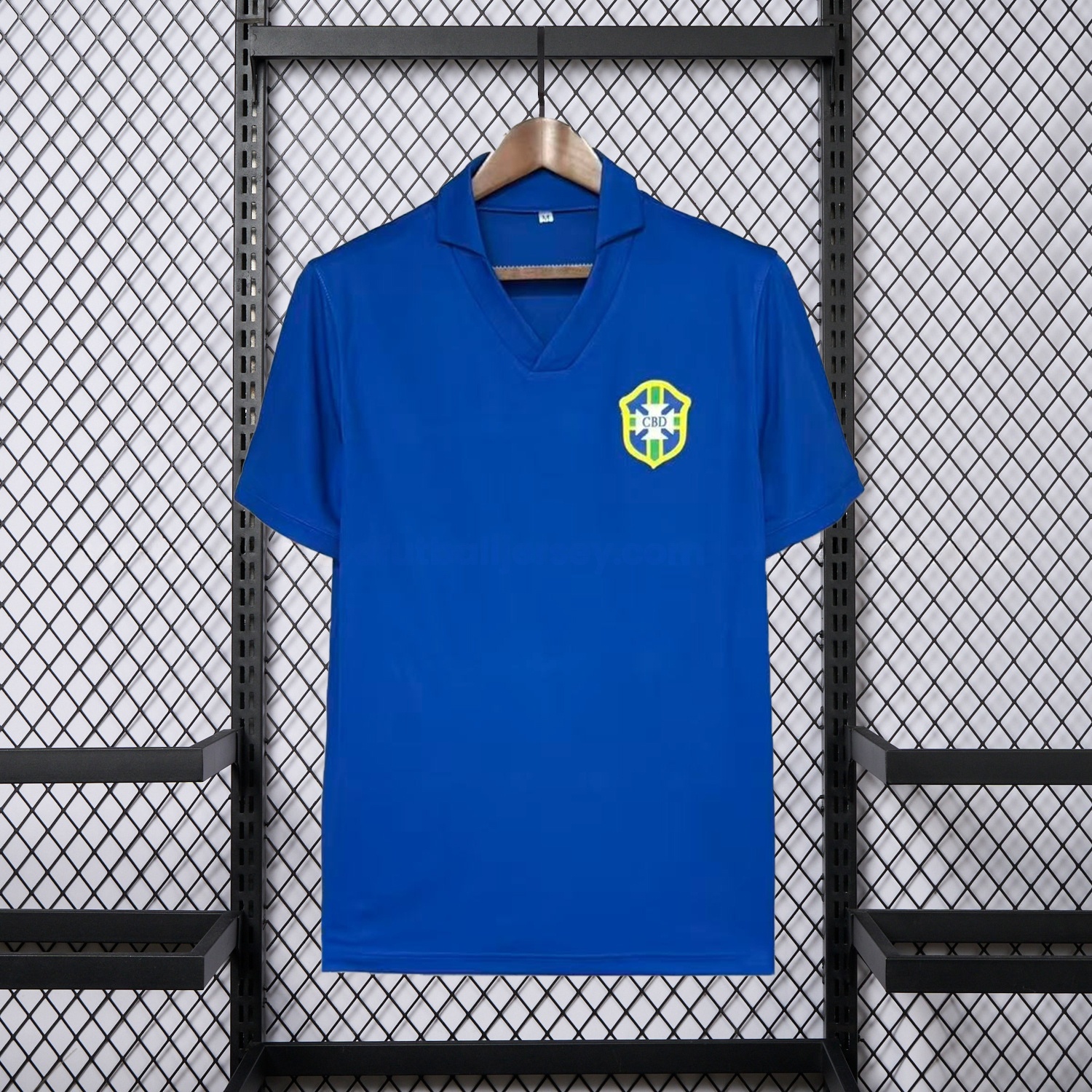 Retro Brazil 1958 Away Jersey - ReplicasJersey