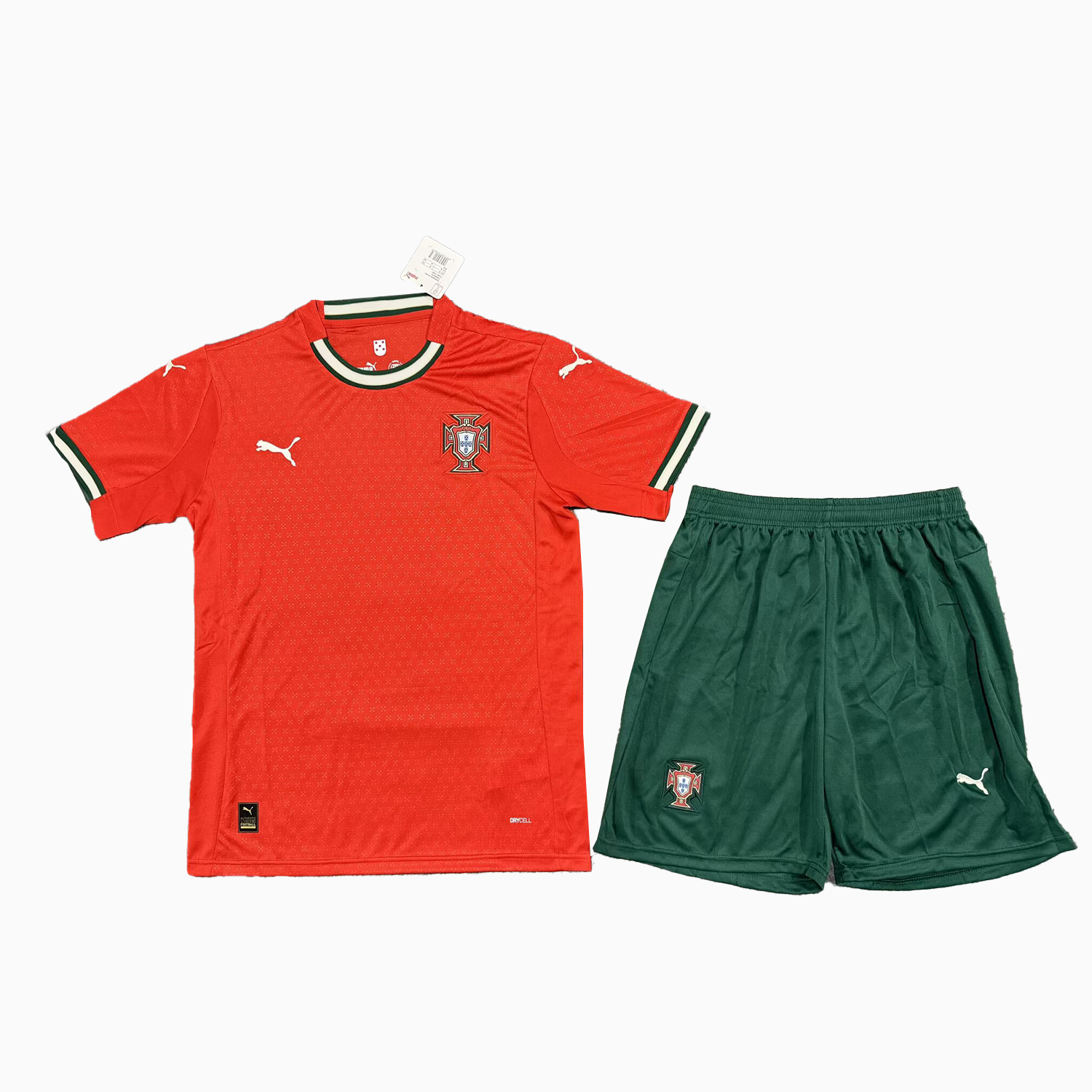 Portugal 2026 Home Men's Adult Jersey Set - Fans Version - ReplicasJersey