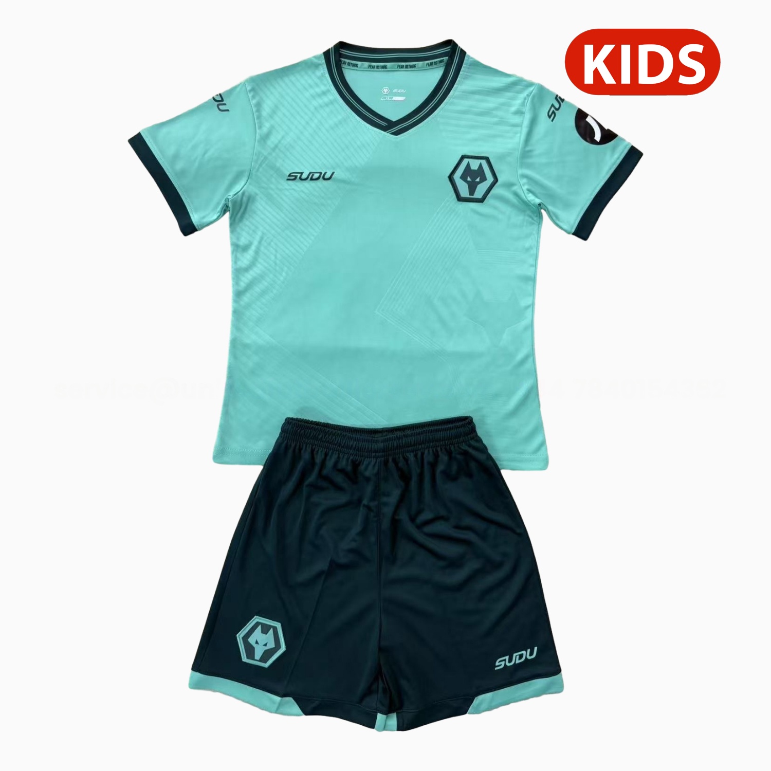 Wolverhampton Wanderers Wolves 25-26 Away Kids Kit - ReplicasJersey
