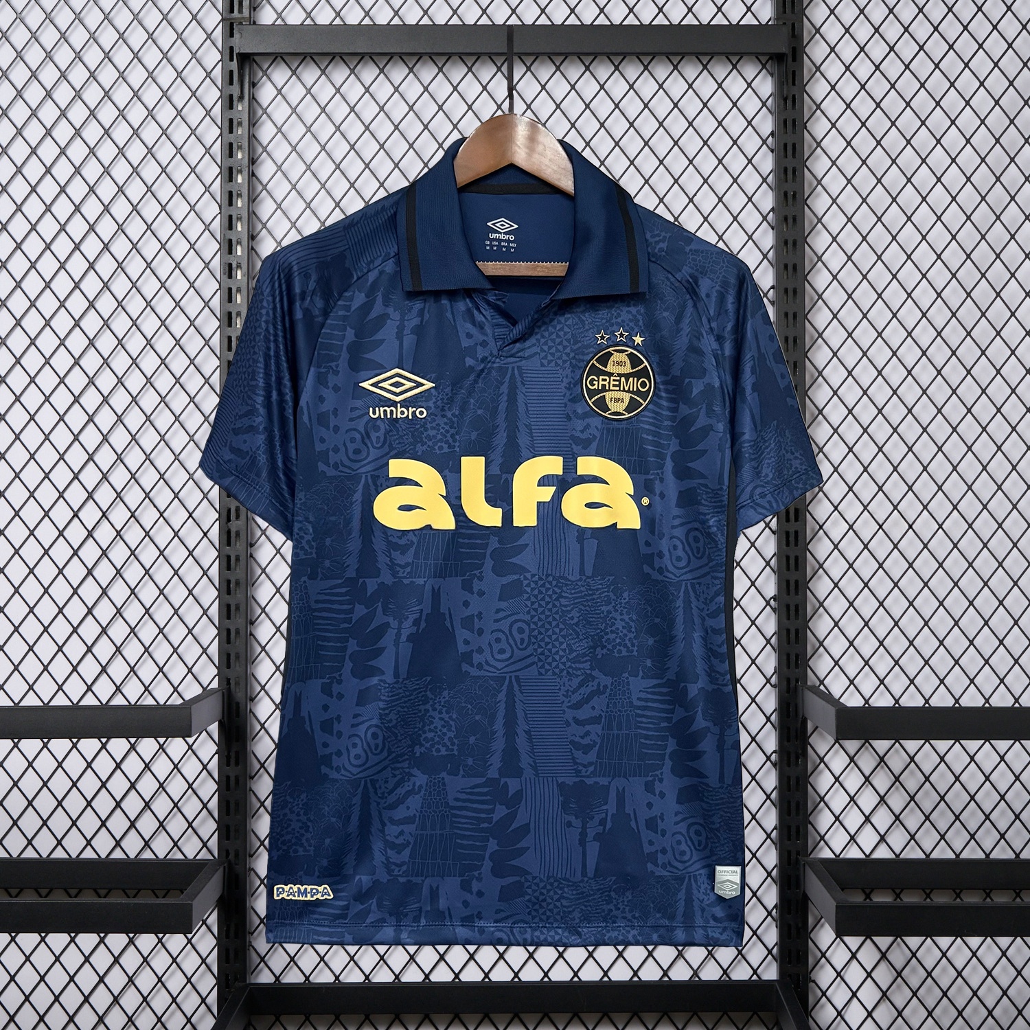 Gremio 25-26 Third Dark Blue Jersey - Fans Version - ReplicasJersey