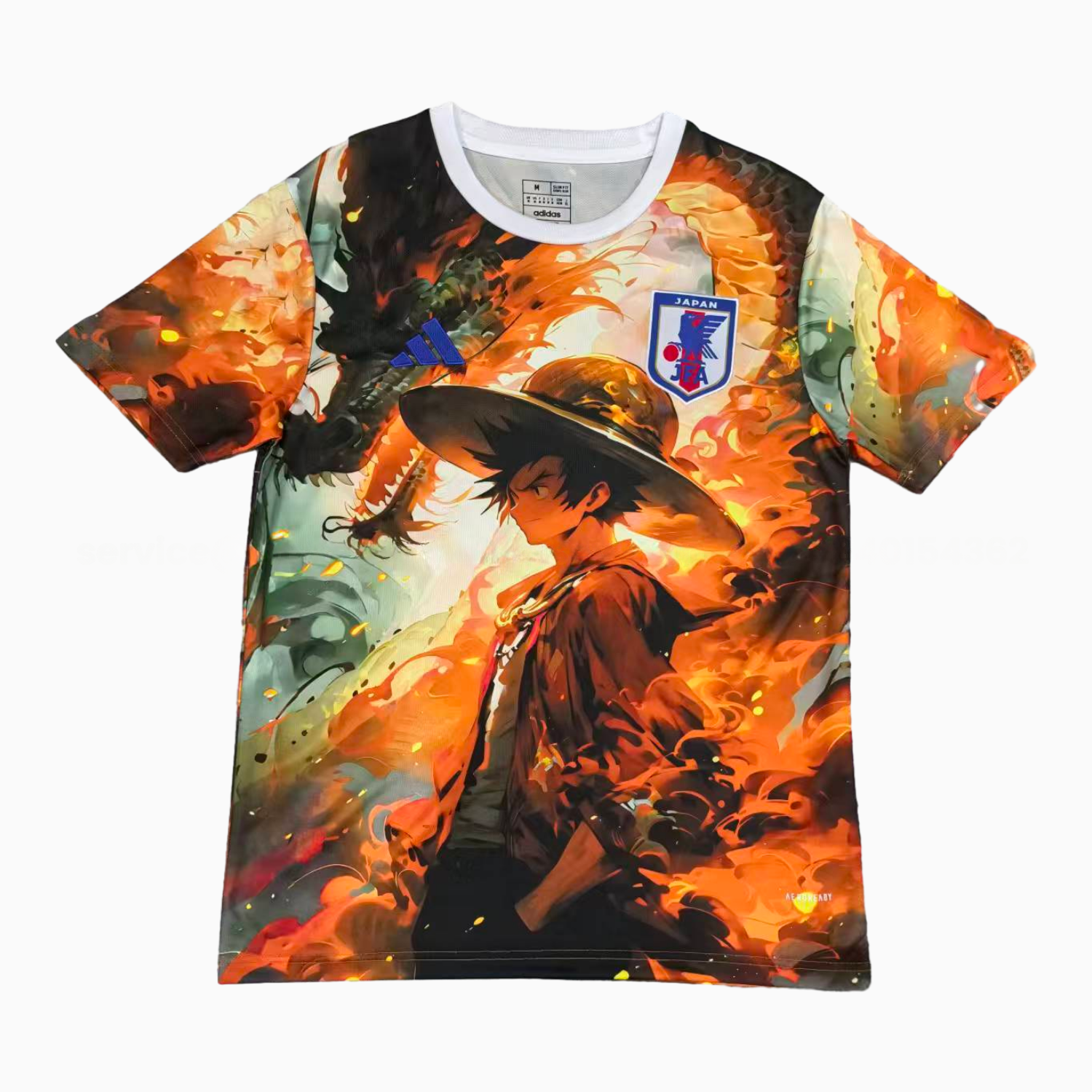 Japan 25-26 Fire Dragon And Luffy Special Jersey - Fans Version - ReplicasJersey