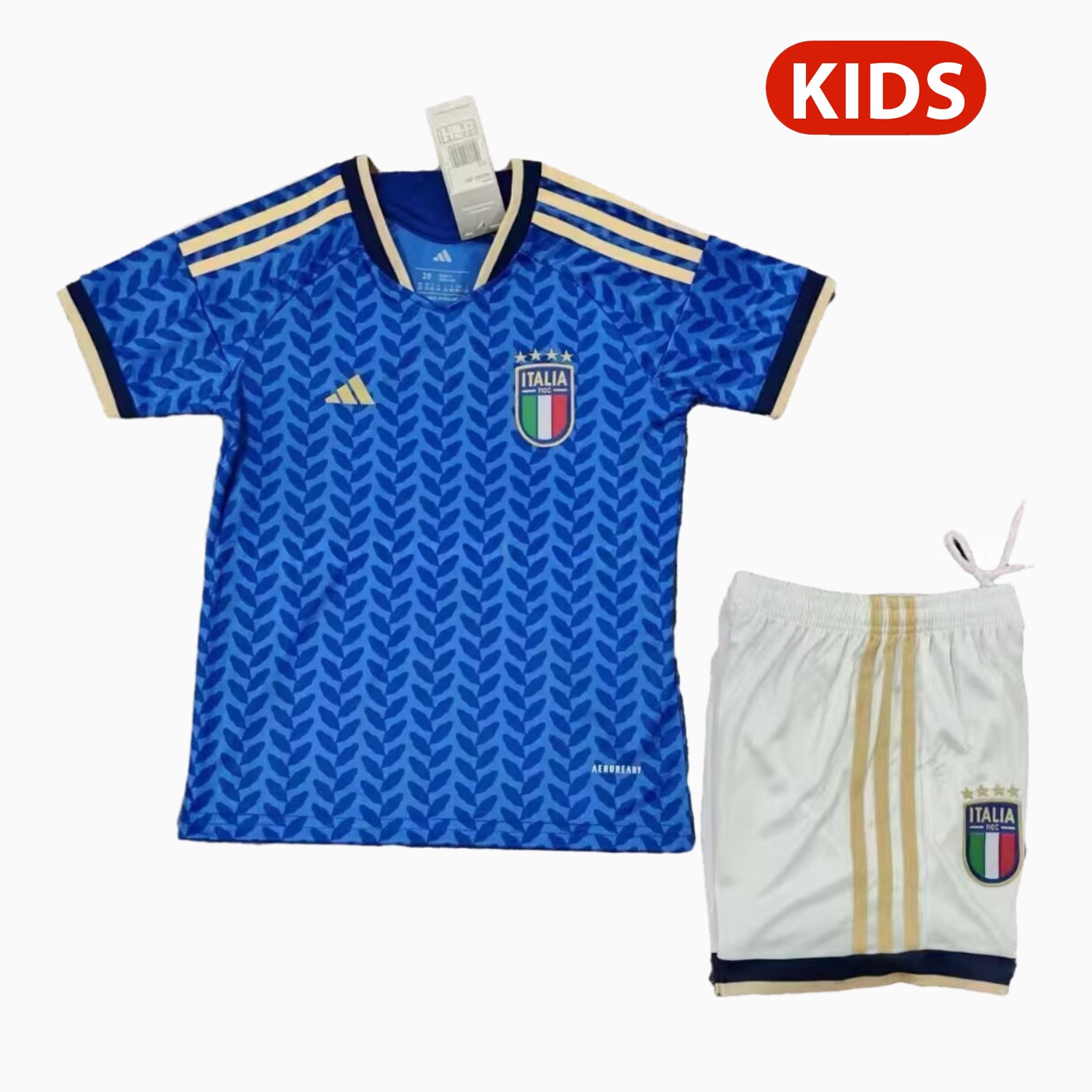 Italy 2026 Home Kids Kit - ReplicasJersey