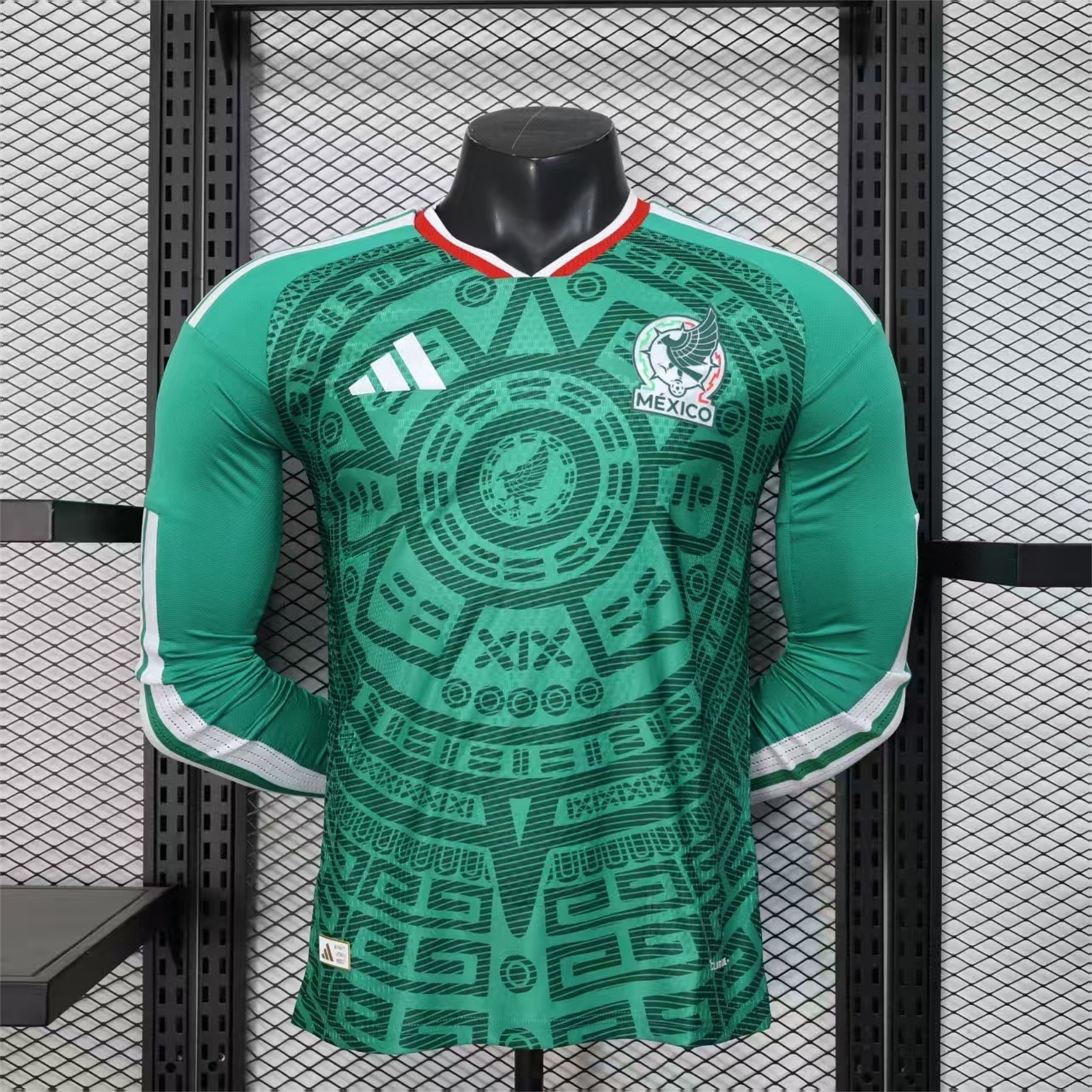 Mexico 2026 Home Long Sleeves Jersey - Player Version - ReplicasJersey