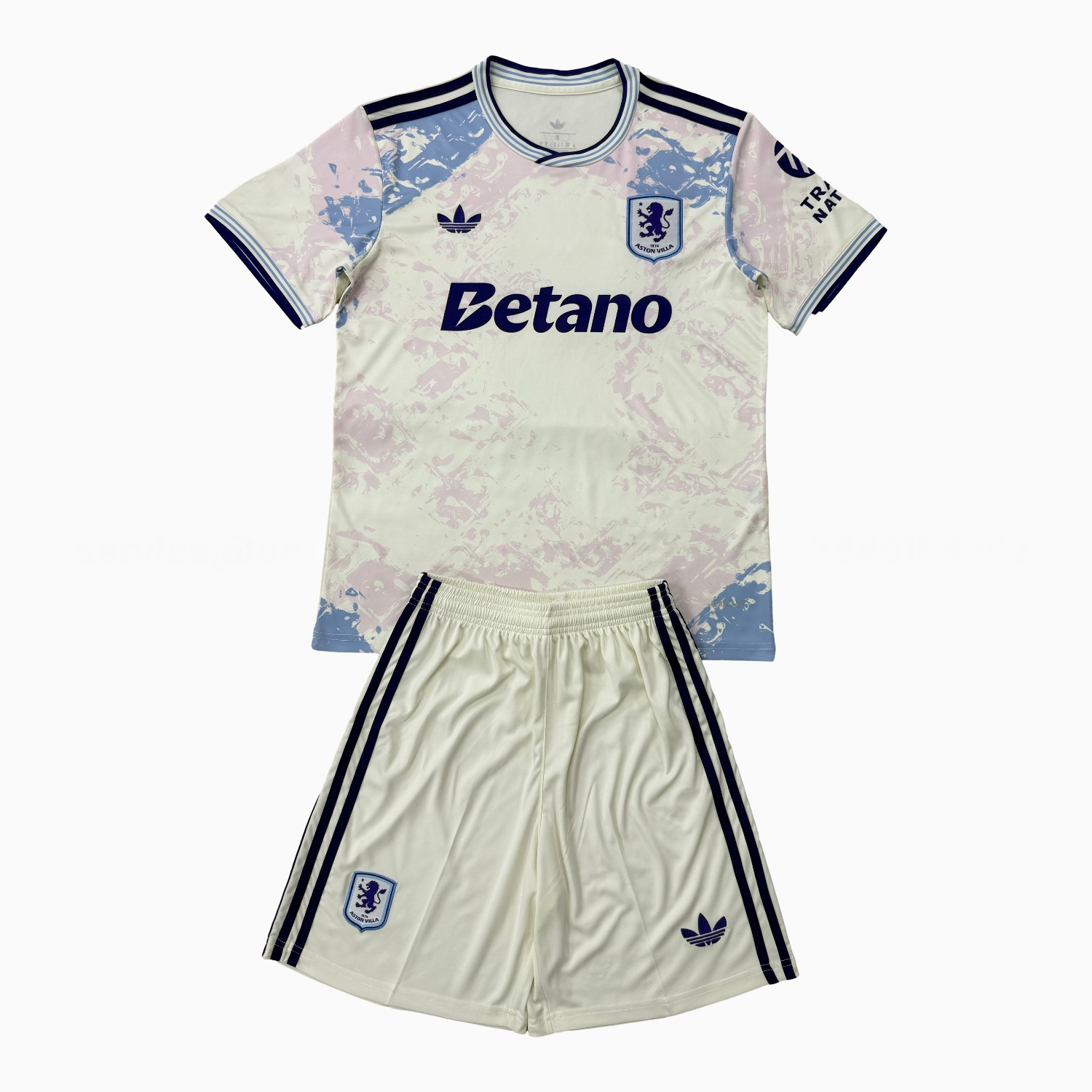 Aston Villa 25-26 Third Men's Adult Jersey Set - Fans Version - ReplicasJersey