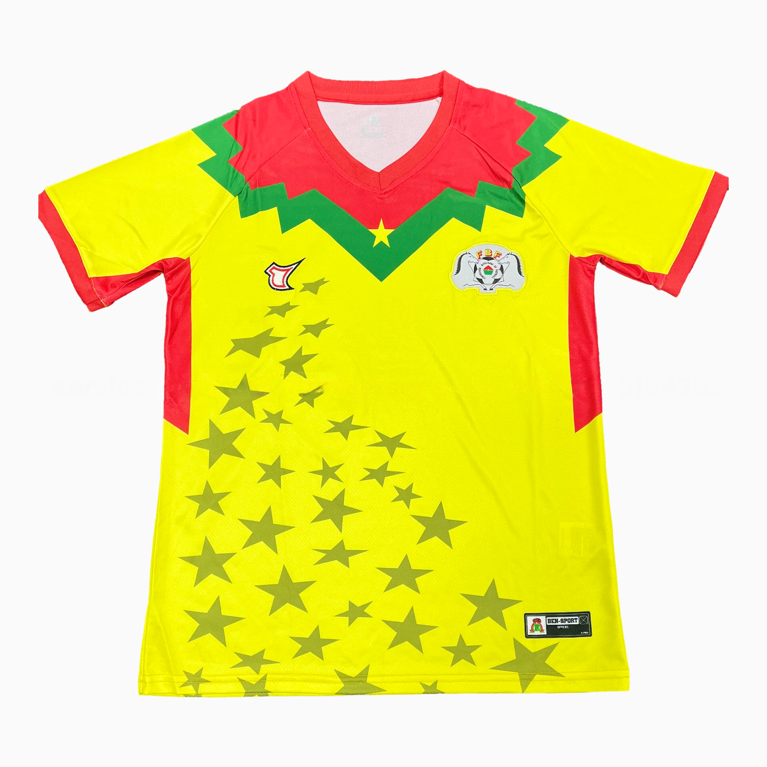 Burkina Faso 2026 Third Stars Yellow Special Jersey - Fans Version - ReplicasJersey