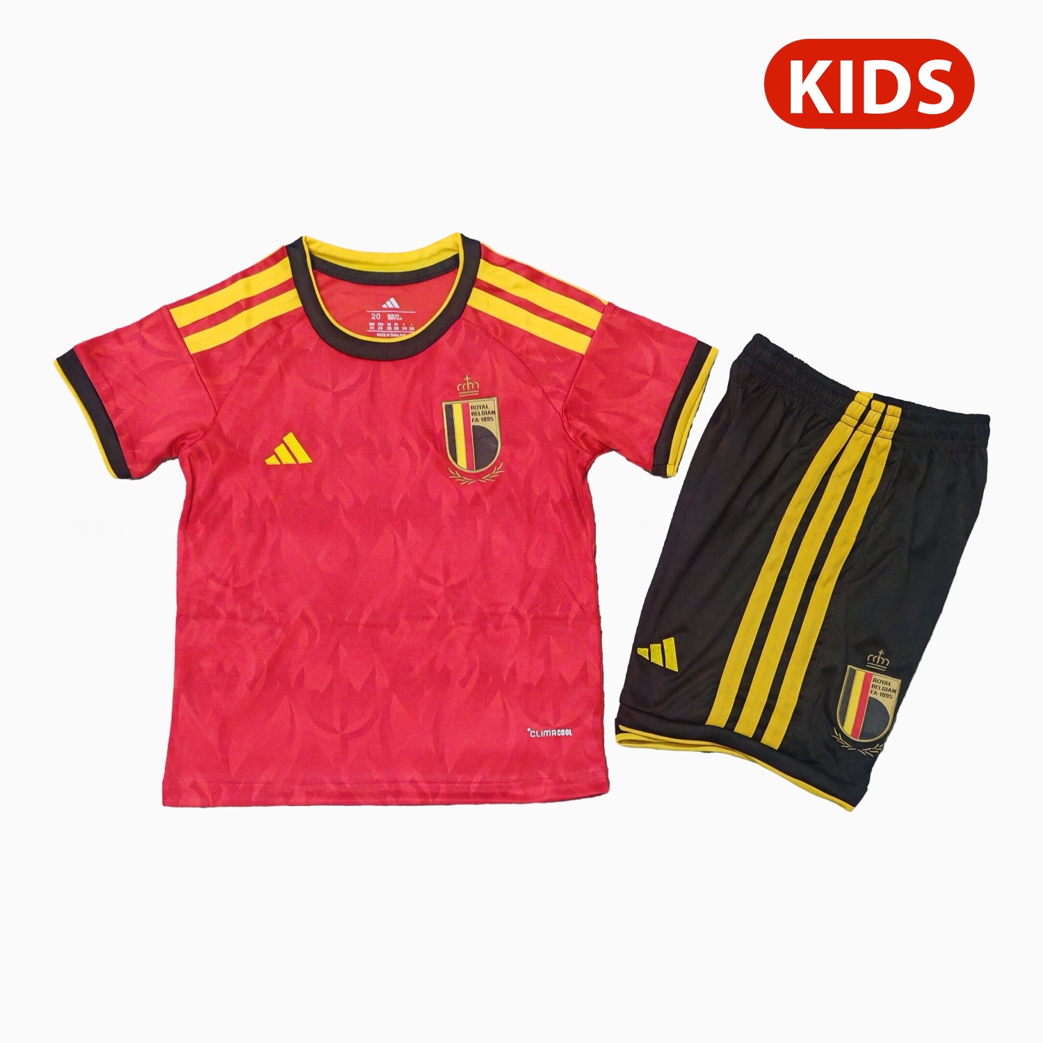Belgium 2026 Home Kids Kit - ReplicasJersey