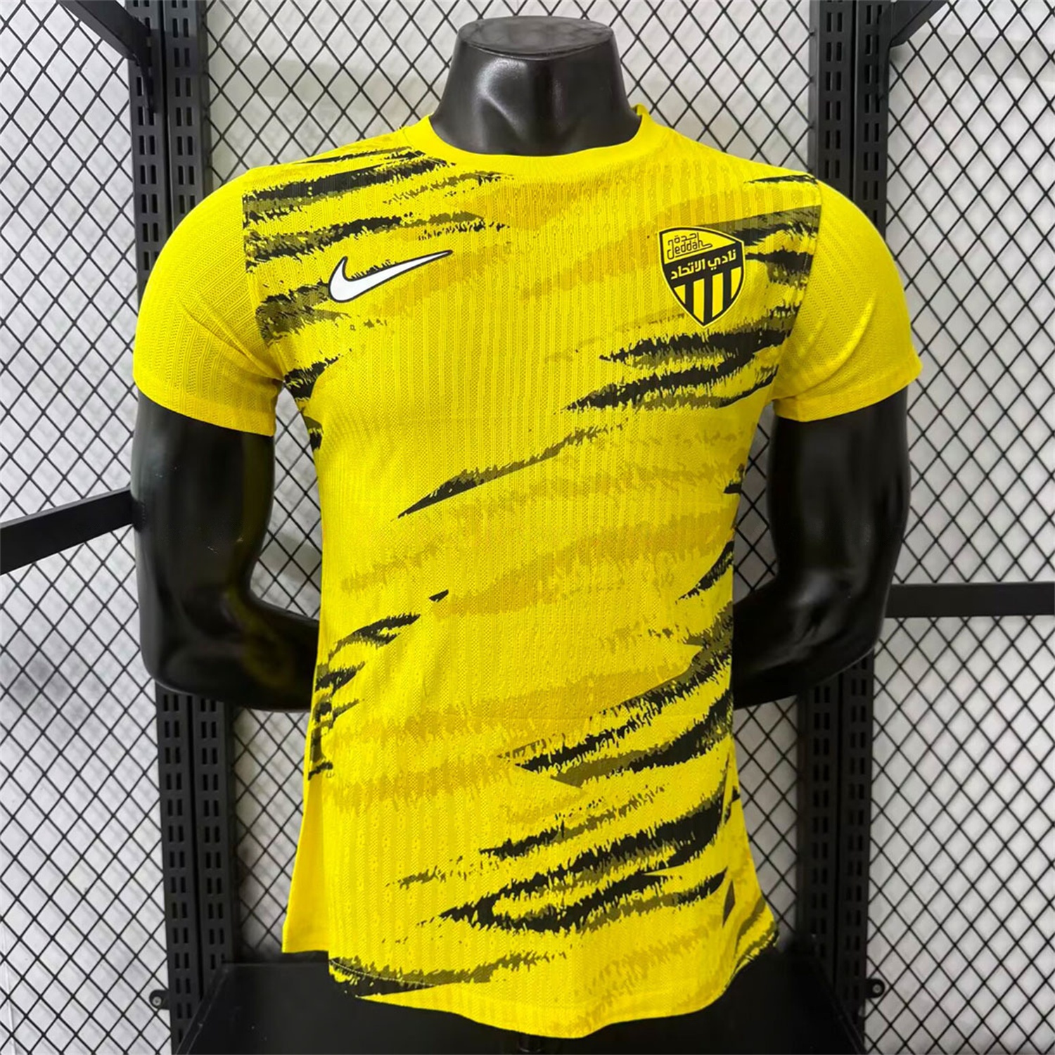Al Ittihad Jeddah United 25-26 Pre-Match Yellow Jersey - Player Version - ReplicasJersey