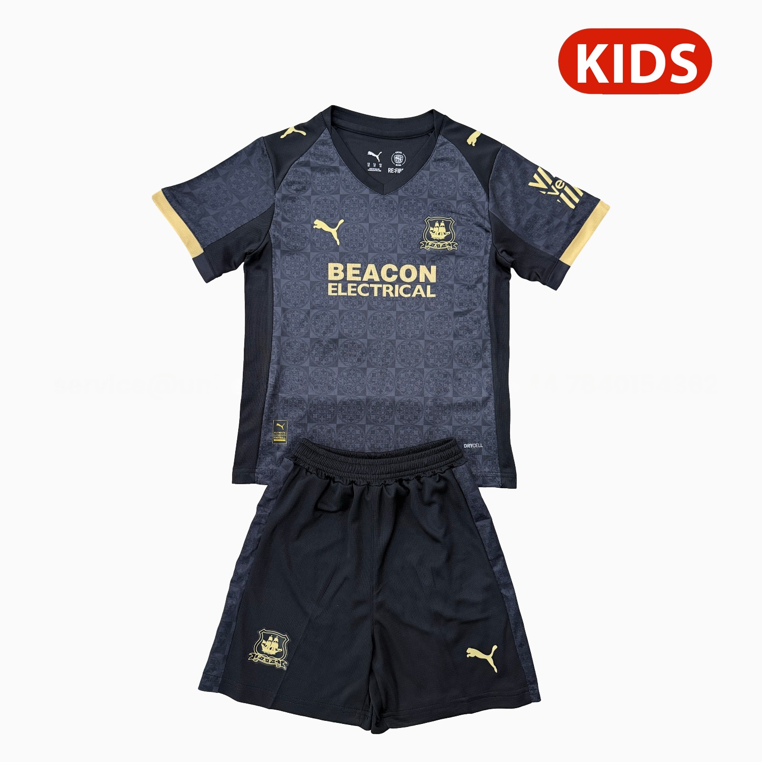 Plymouth Argyle 25-26 Away Kids Kit - ReplicasJersey