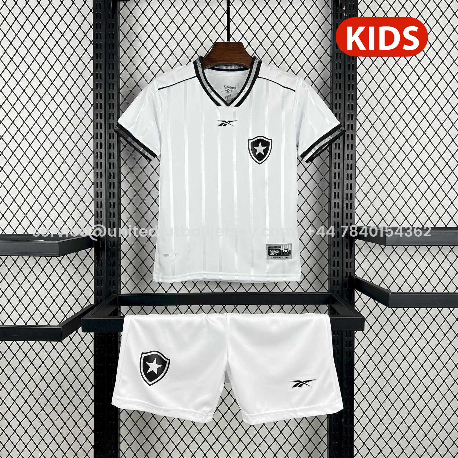 Botafogo 25-26 Third Unsponsored Kids Kit - ReplicasJersey