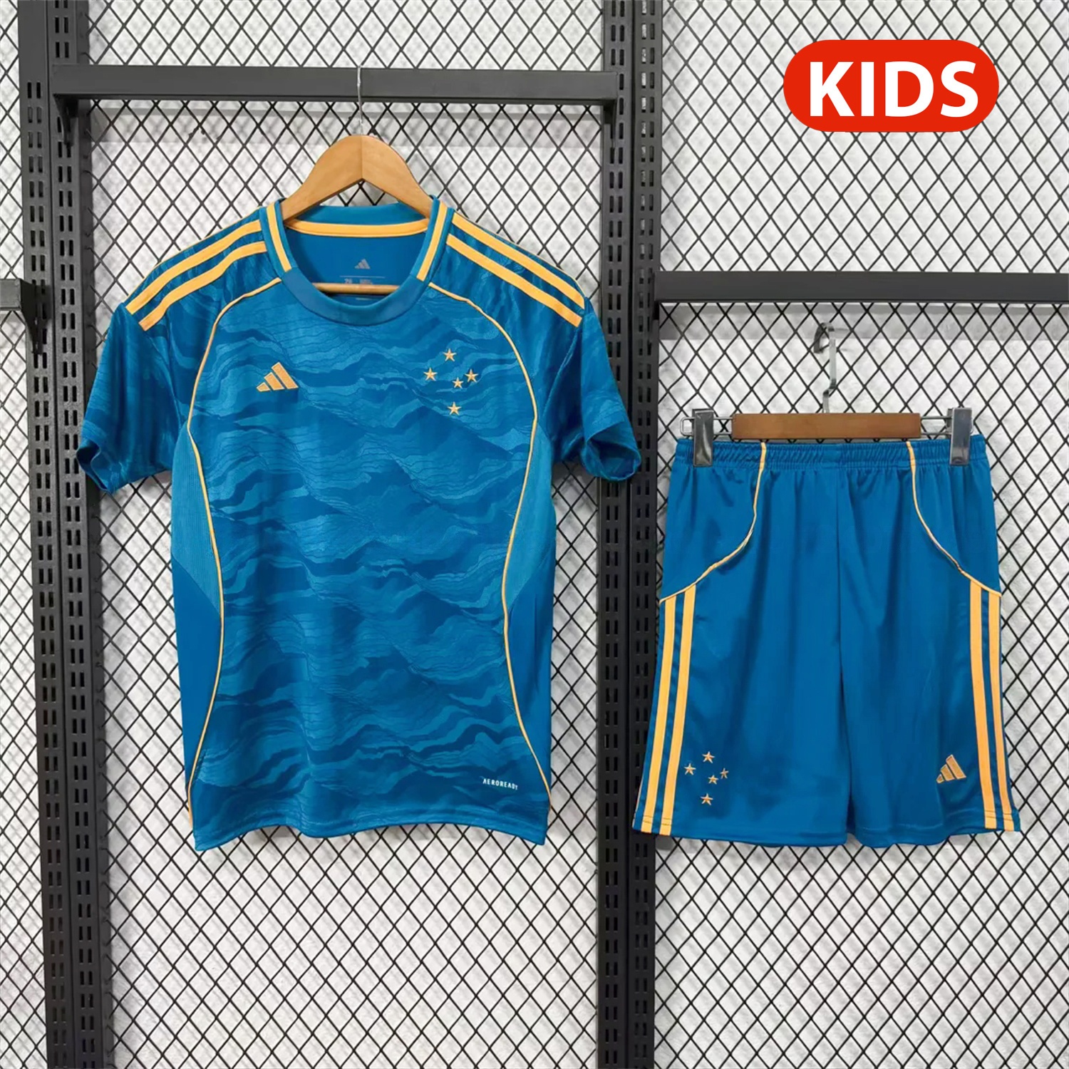 Cruzeiro 25-26 Third Unsponsored Kids Kit - ReplicasJersey