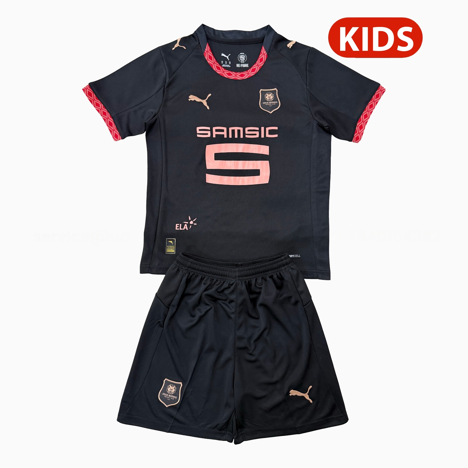 Stade Rennais 25-26 Third Kids Kit - ReplicasJersey