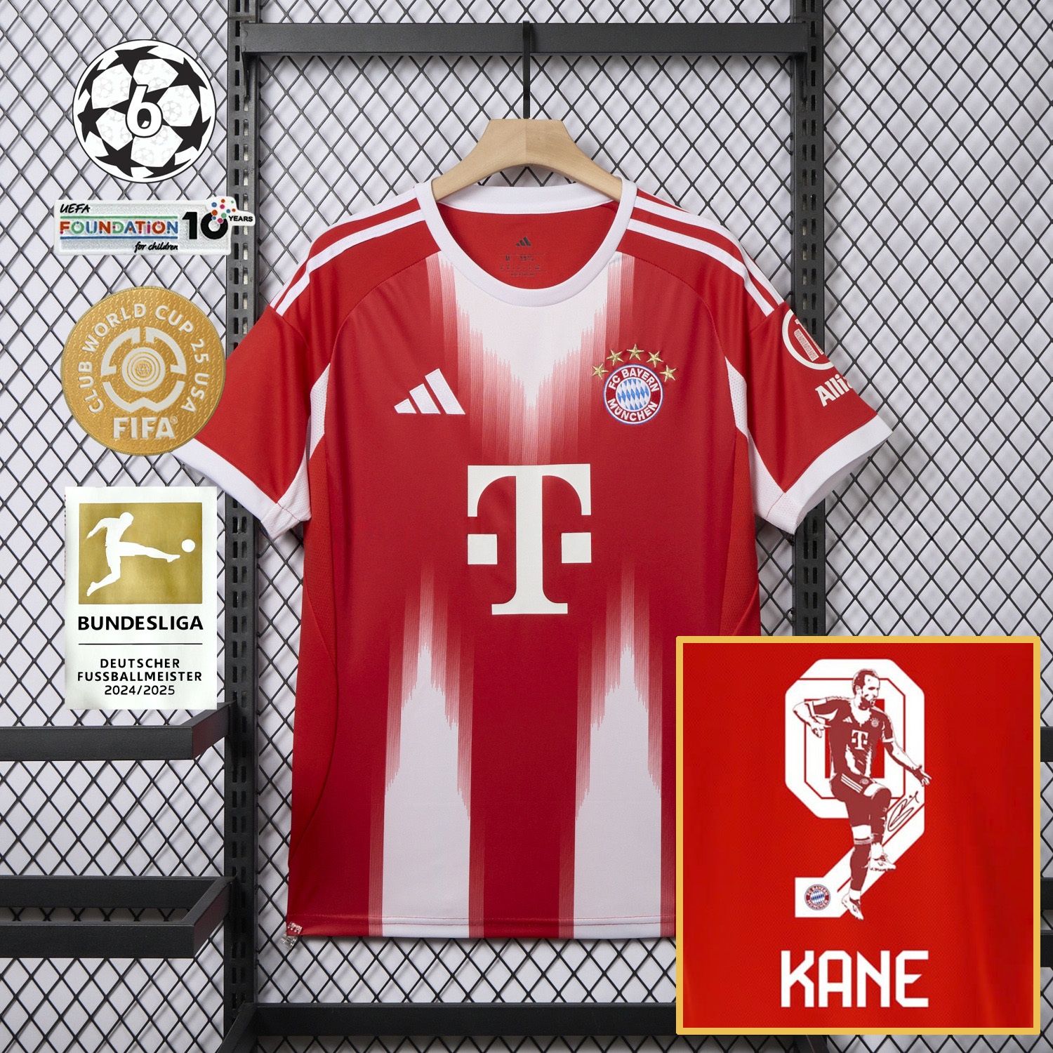 Bayern Munich 25-26 Home Kane Limited Edition Jersey - Fans Version - ReplicasJersey