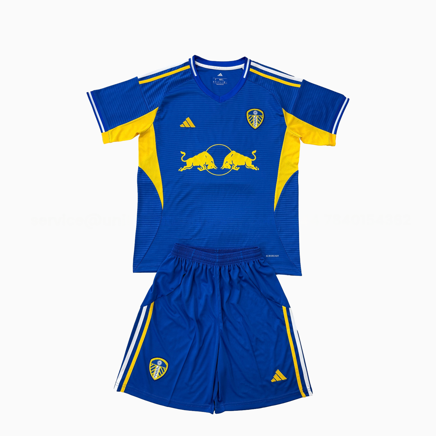 Leeds United 25-26 Away Men's Adult Jersey Set - Fans Version - ReplicasJersey