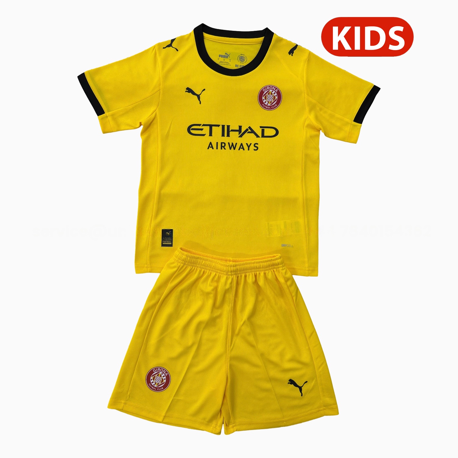 Girona 25-26 Away Kids Kit - ReplicasJersey
