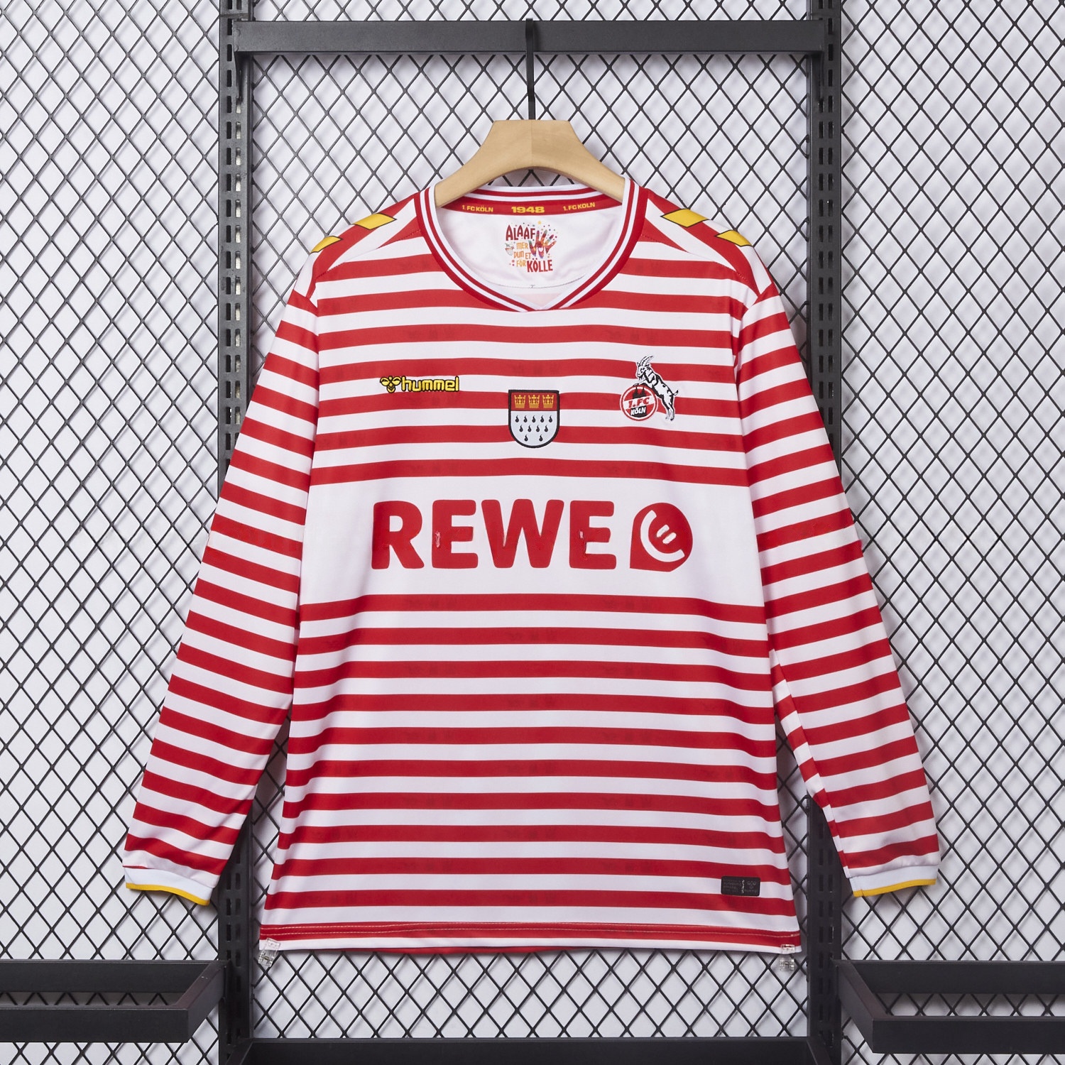 Köln 25-26 Carnival Special Long Sleeves Jersey - Fans Version - ReplicasJersey