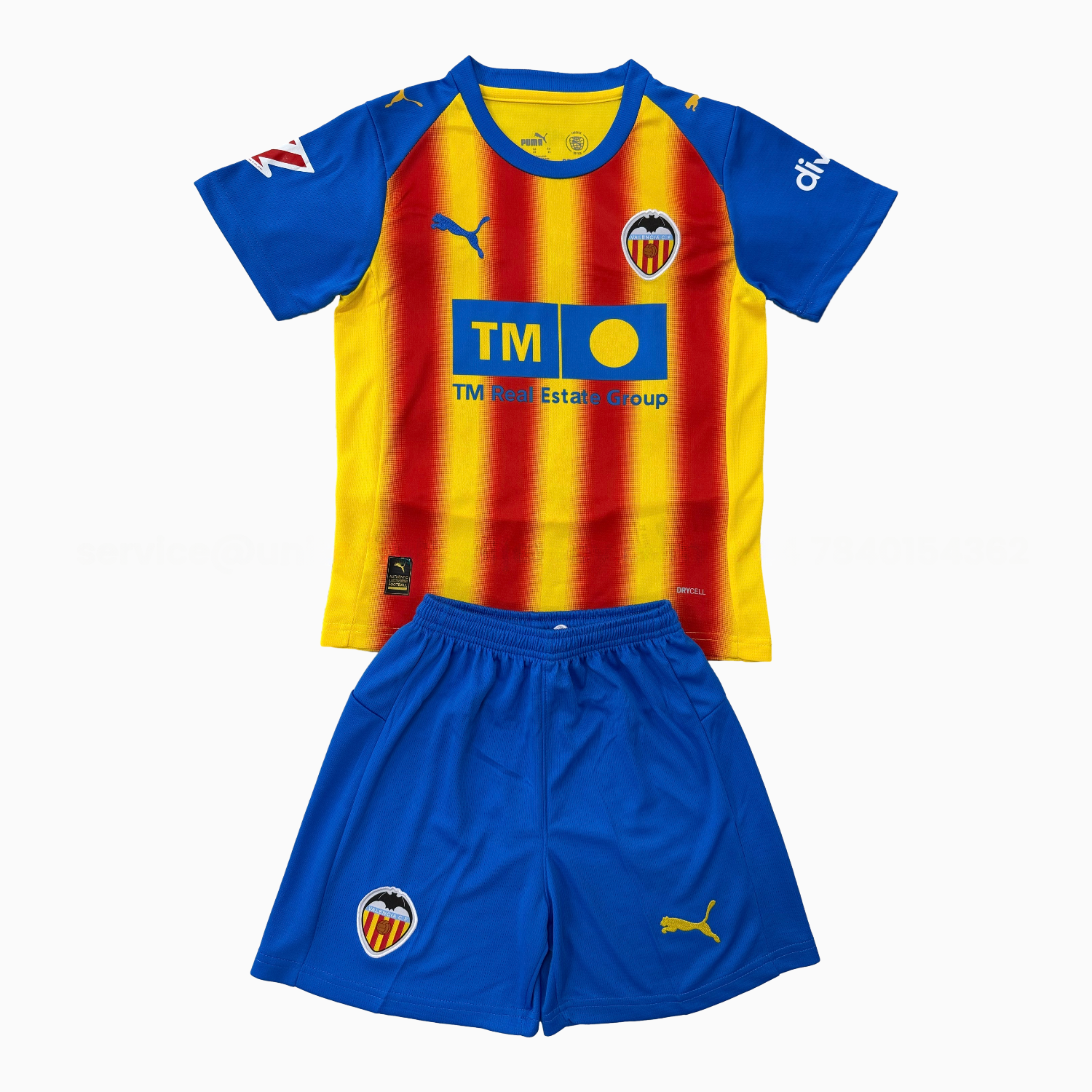 Valencia 25-26 Third Men's Adult Jersey Set - Fans Version - ReplicasJersey