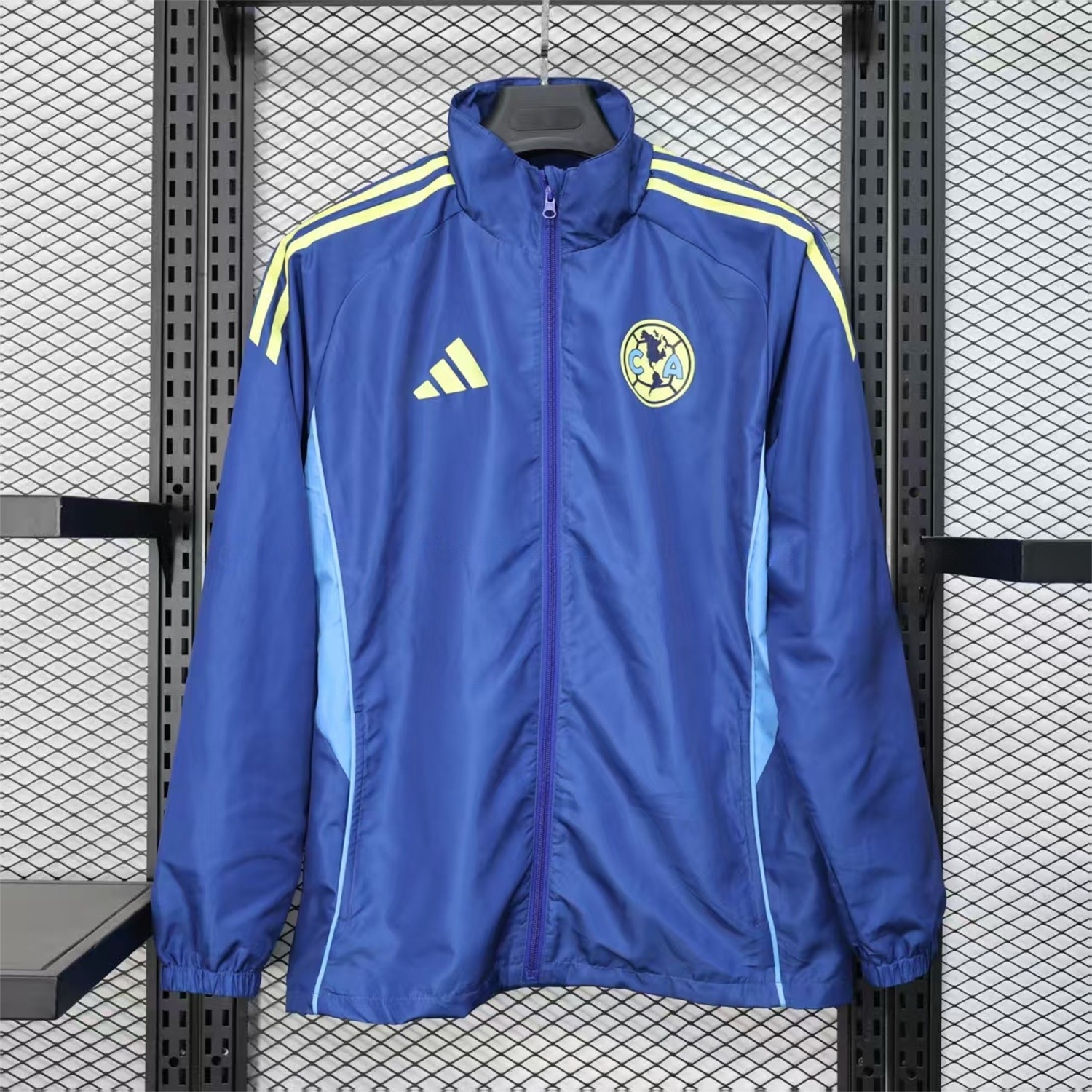 Club América 25-26 Blue Windbreaker Jacket - ReplicasJersey