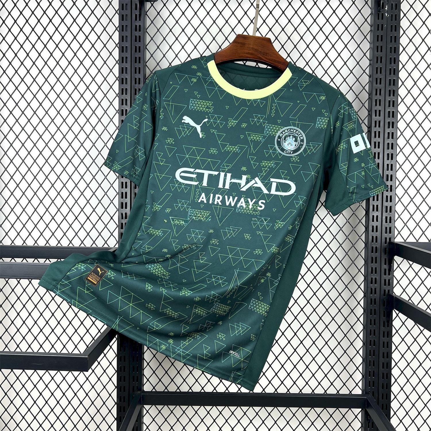 Manchester City 25-26 Fourth Green Jersey - Fans Version - ReplicasJersey