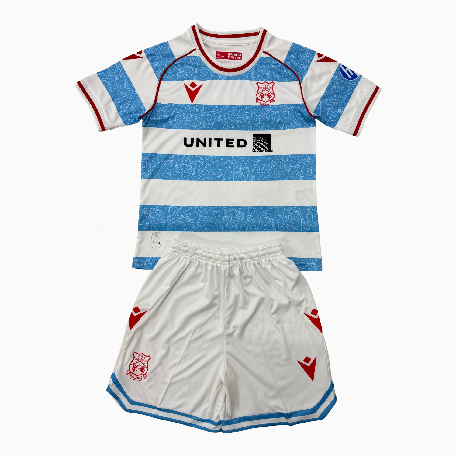 Wrexham 25-26 Third Men's Adult Jersey Set - Fans Version - ReplicasJersey