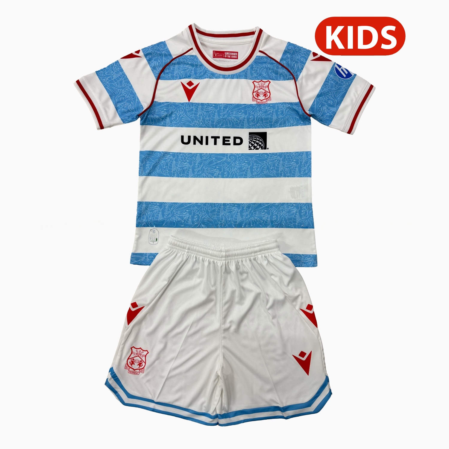 Wrexham 25-26 Third Kids Kit - ReplicasJersey