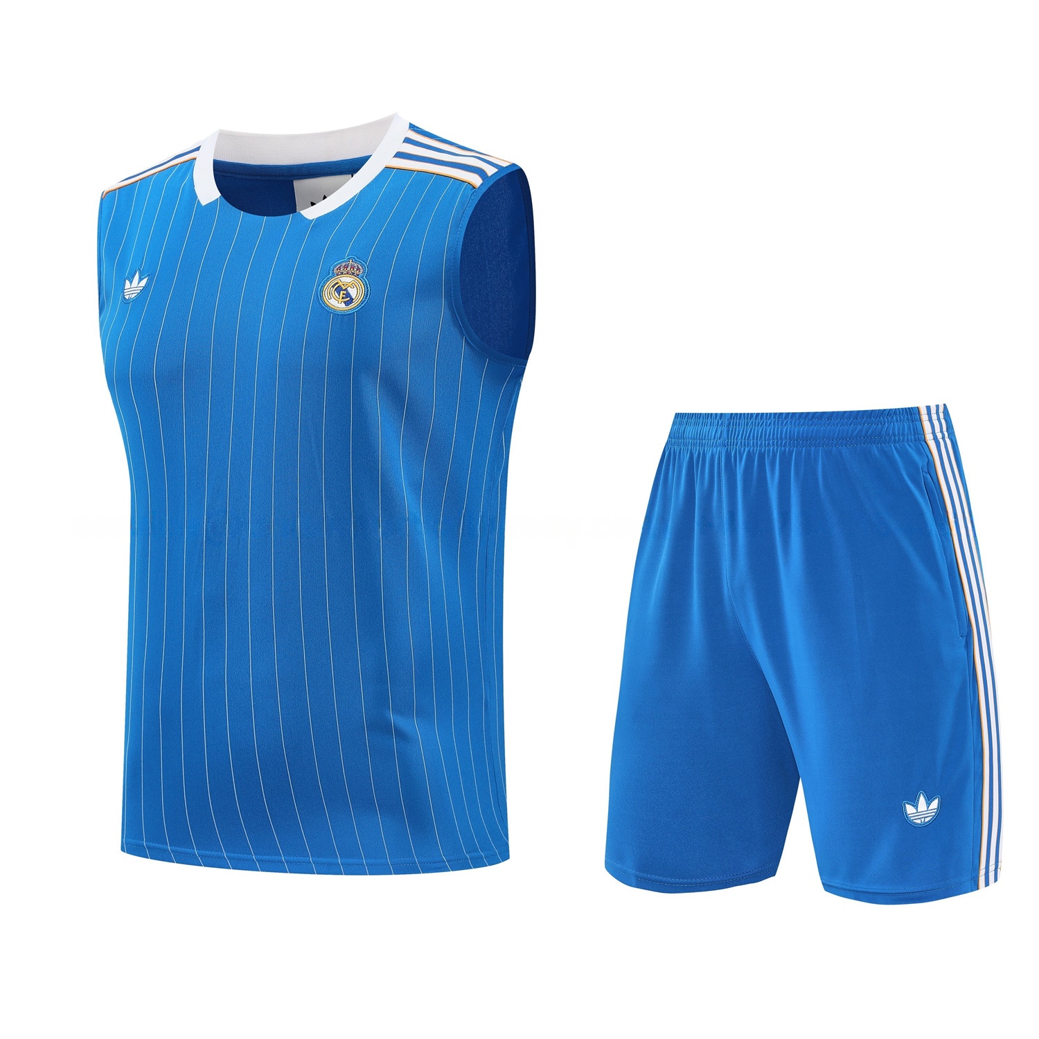 Real Madrid 25-26 Vest Training Set - Blue Vest & Blue Shorts - ReplicasJersey