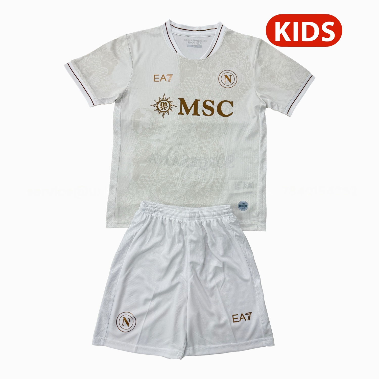 Napoli 25-26 Away Kids Kit - ReplicasJersey