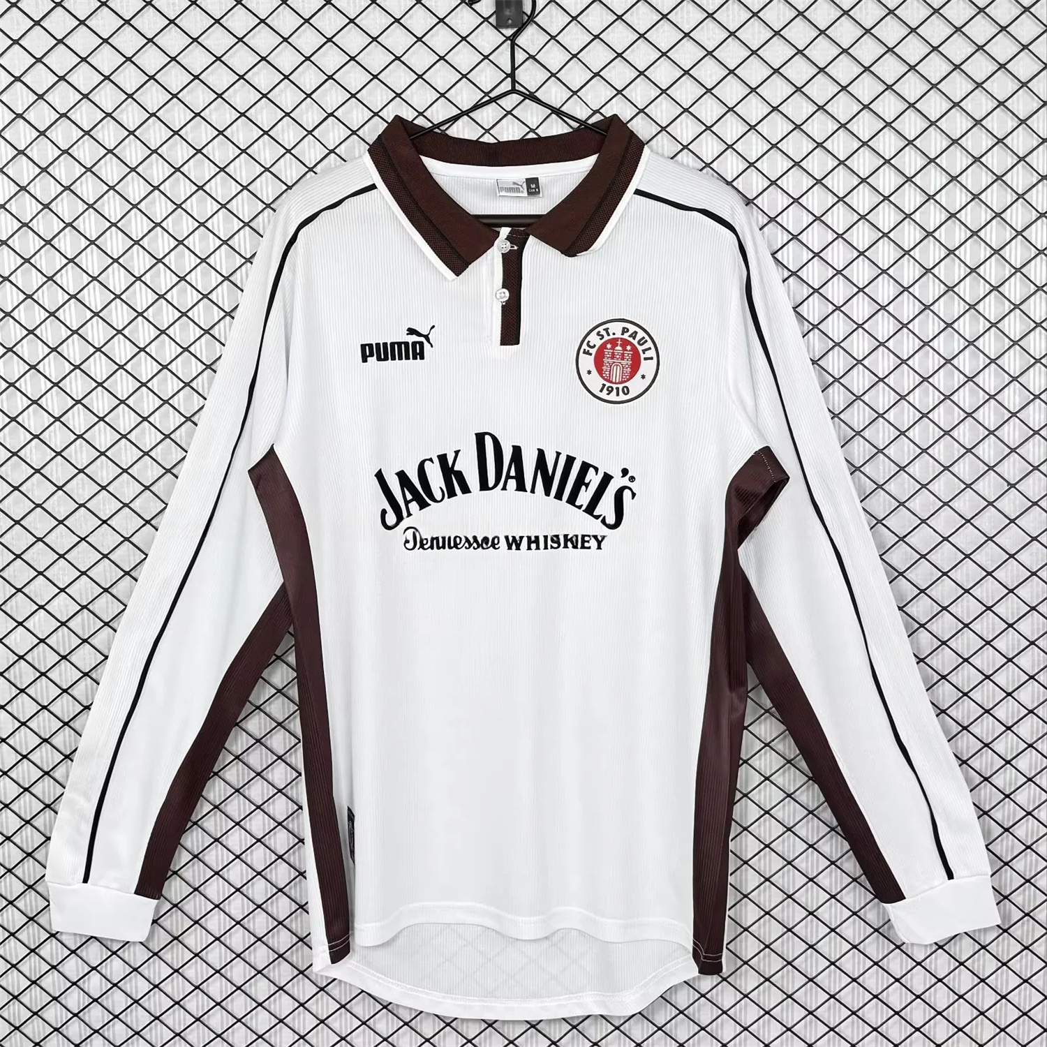 Retro St. Pauli 1999-00 Home Long Sleeves Jersey - ReplicasJersey